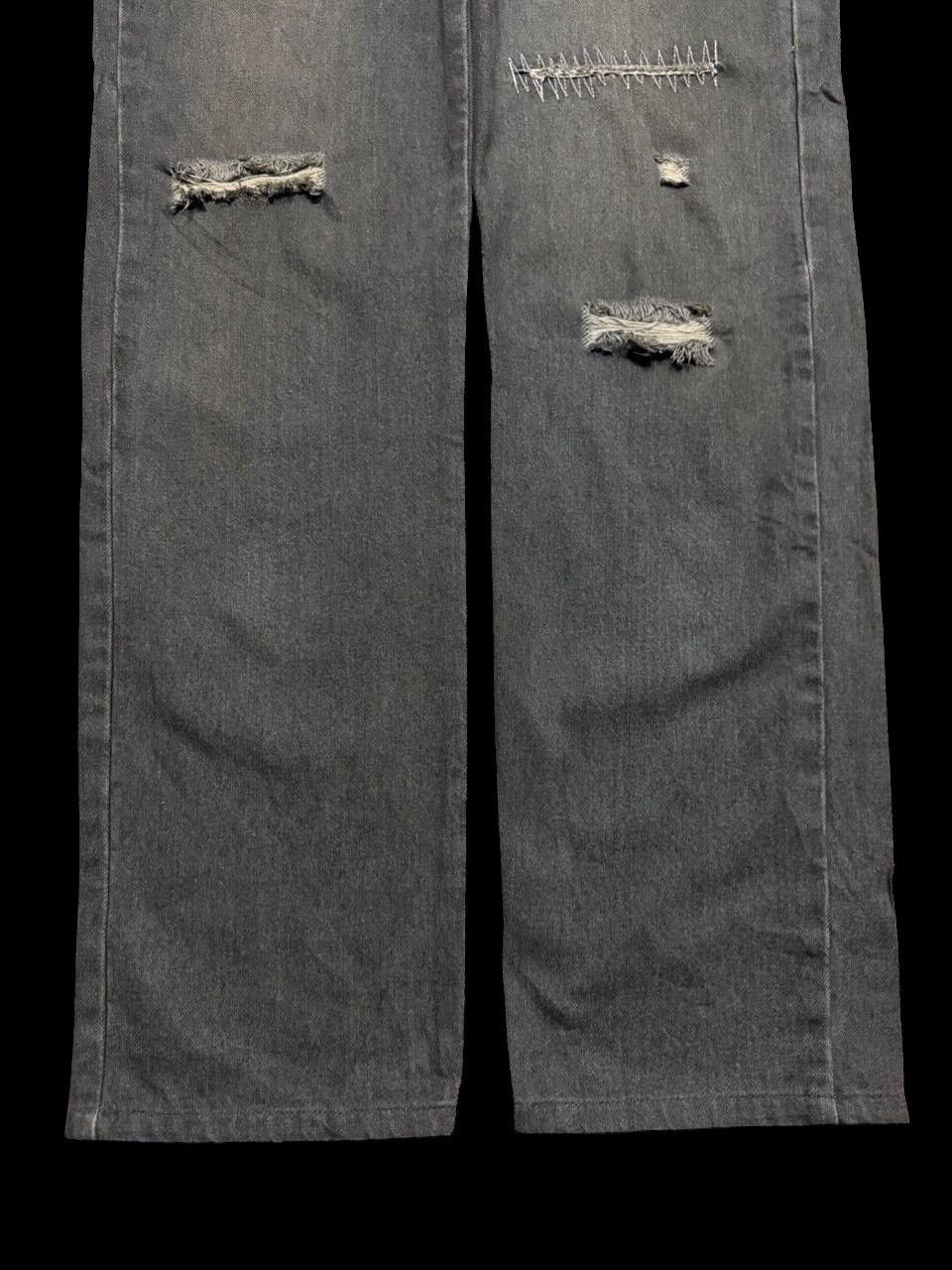 Designer SICK Men's Melrose Mudwash Grunge Distressed Ripped Jeans Size US 30 / EU 46 - 10 Thumbnail