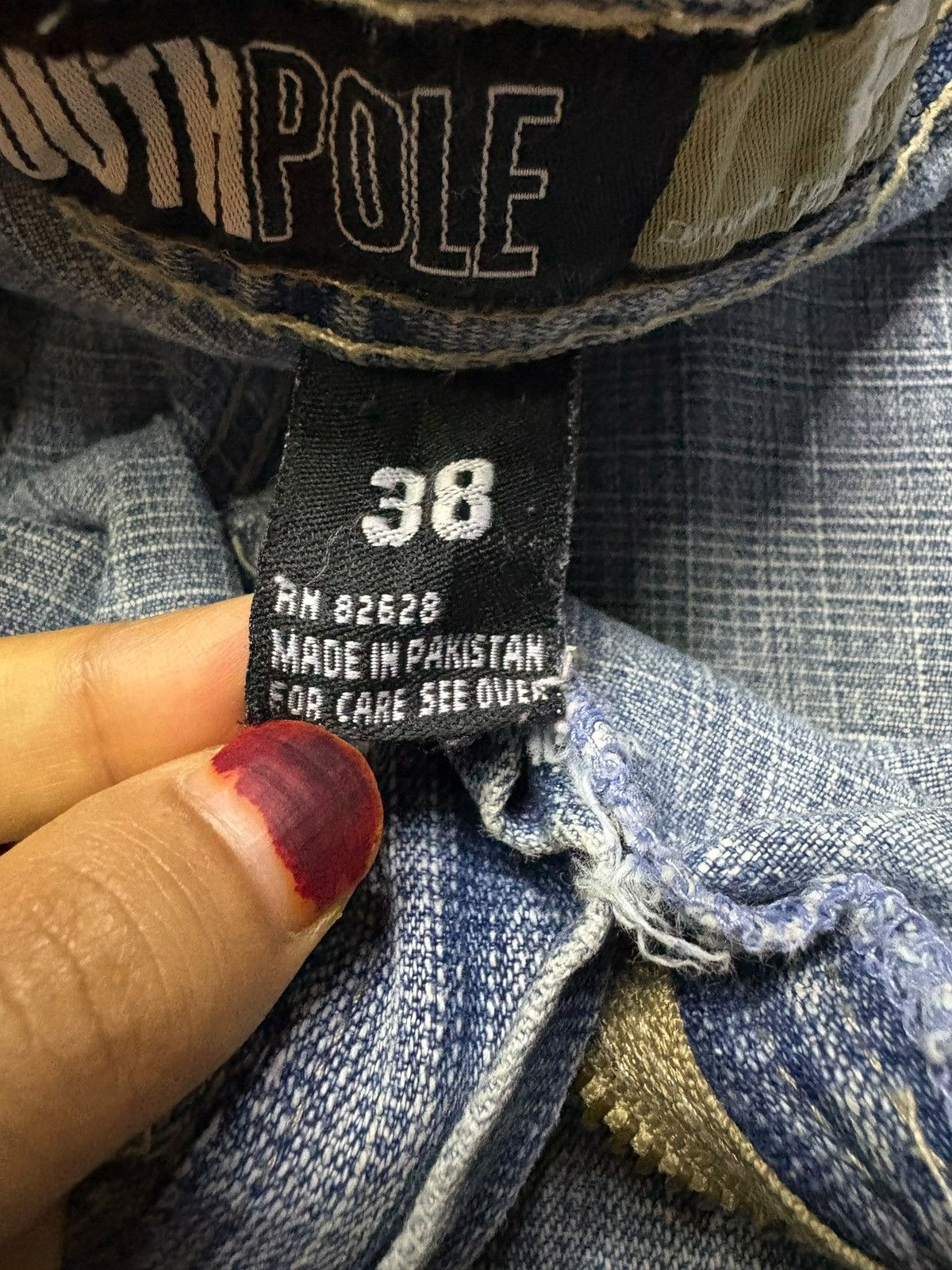 Southpole Vintage Southpole Mud Wash Wide Leg Baggy Jeans Size US 38 / EU 54 - 10 Thumbnail