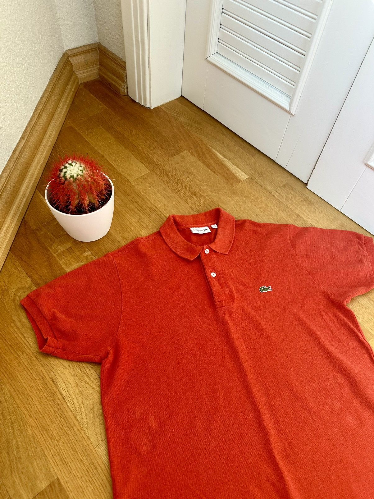 Lacoste Vintage Lacoste Orange Polos Old Many Style Size US L / EU 52-54 / 3 - 2 Thumbnail