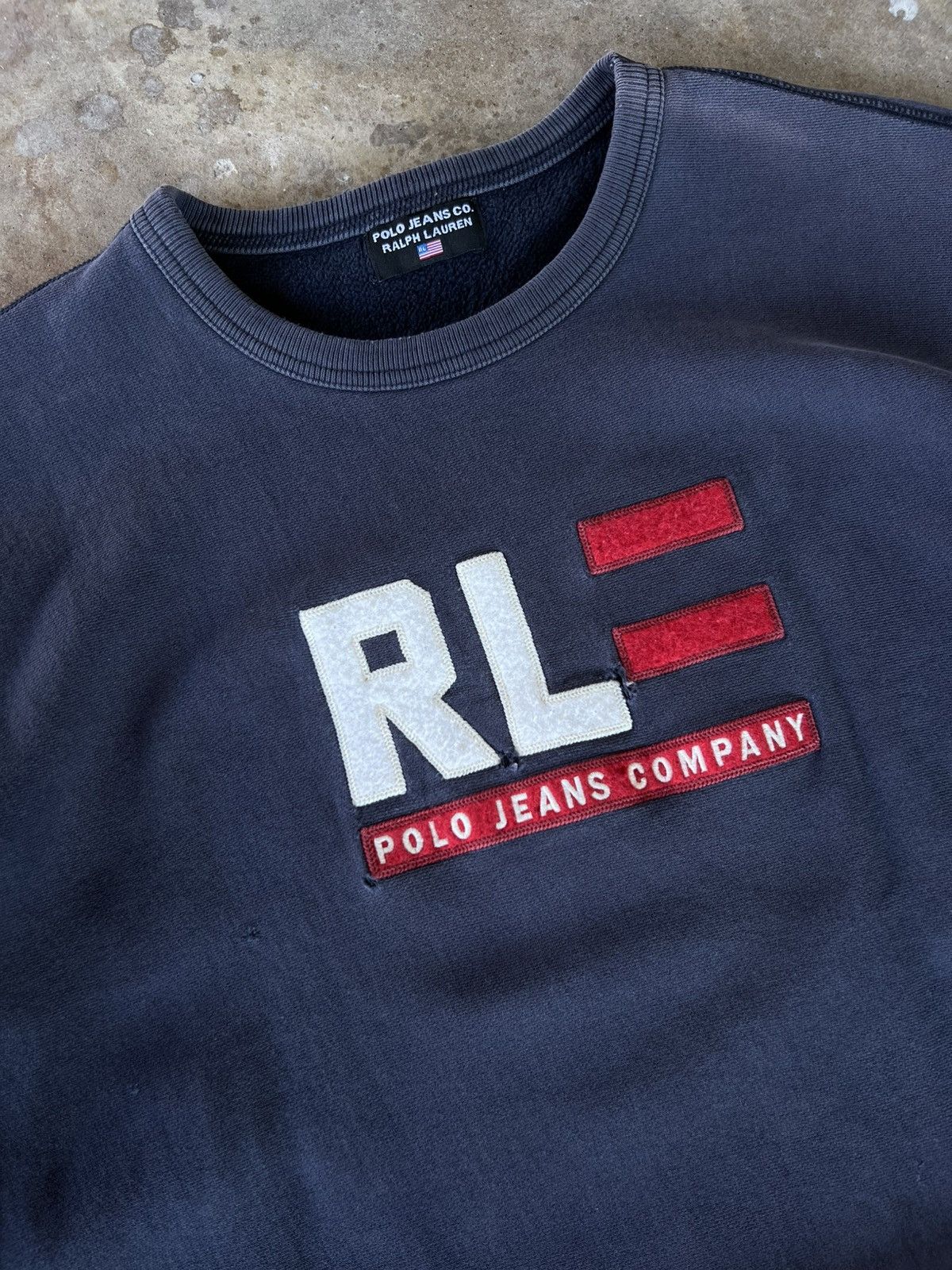 Polo Ralph Lauren Vtg 90’s Polo Ralph Lauren Reverse Weave Sweatshirt Crewneck Size US XL / EU 56 / 4 - 3 Thumbnail