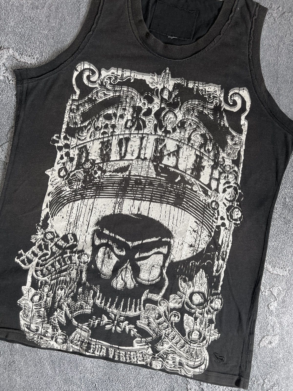 Vintage Tank top skull gothic y2k vintage Size US M / EU 48-50 / 2 - 4 Thumbnail