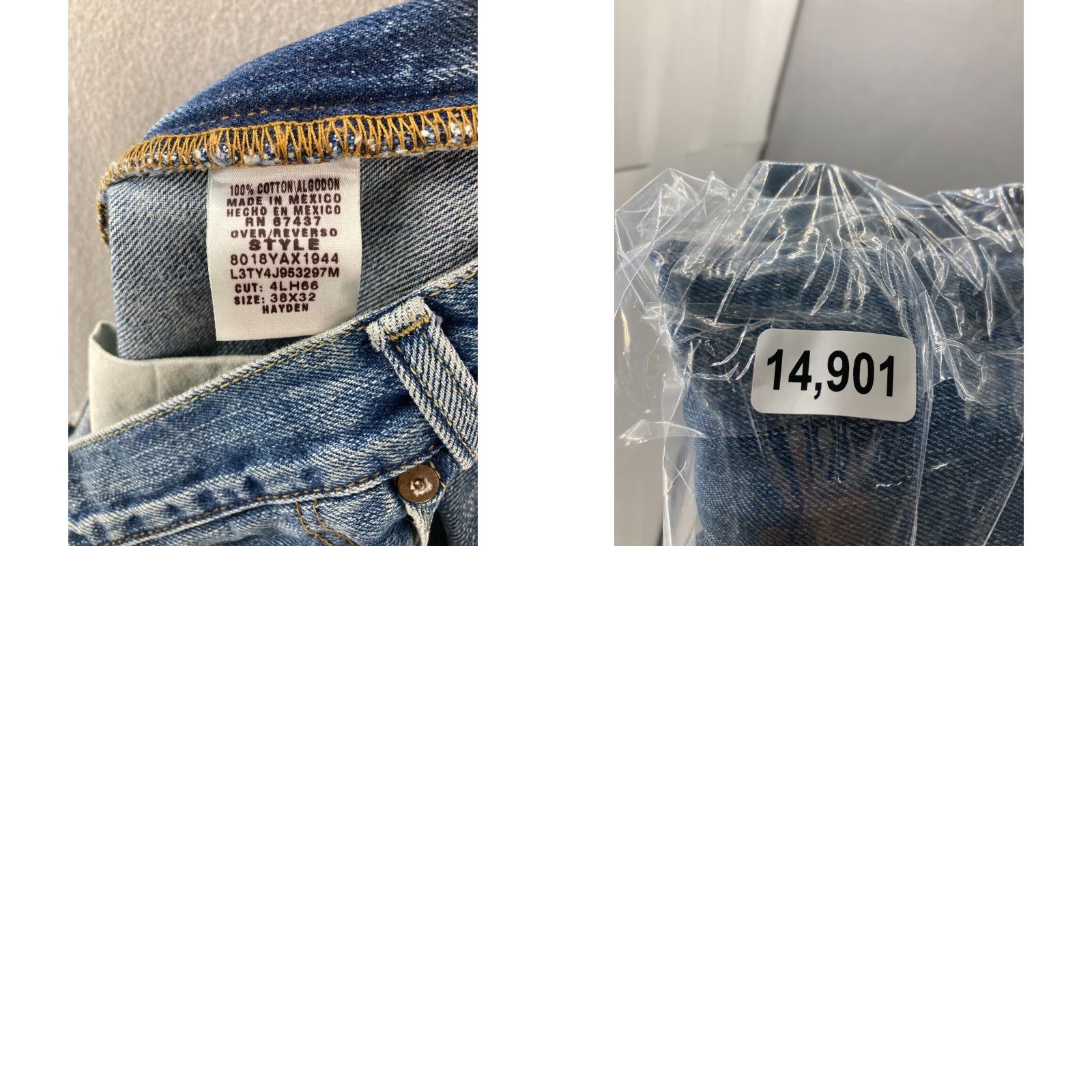 Ralph Lauren Ralph Lauren RL Hayden Jeans Mens 38x32 Jeans Men 38 Blue Cotton Denim Straight 90s Vintage No Regular Mid Rise 10-12 in 32 Inseam Size US 38 / EU 54 - 8 Thumbnail
