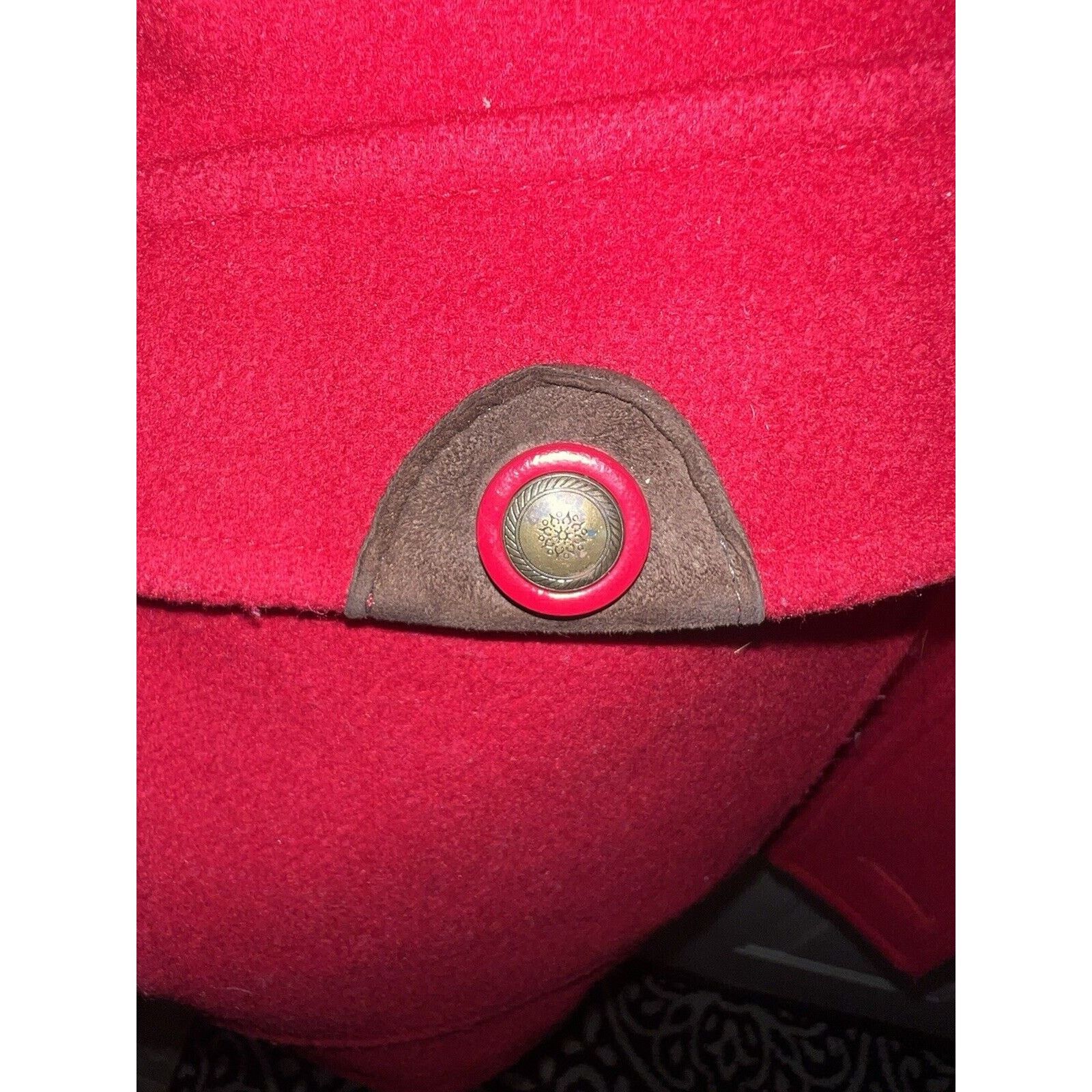 Robert Talbott Talbots Parka Coat Women’s Size 8 Red Wool Jacket Collar Size M / US 6-8 / IT 42-44 - 5 Thumbnail