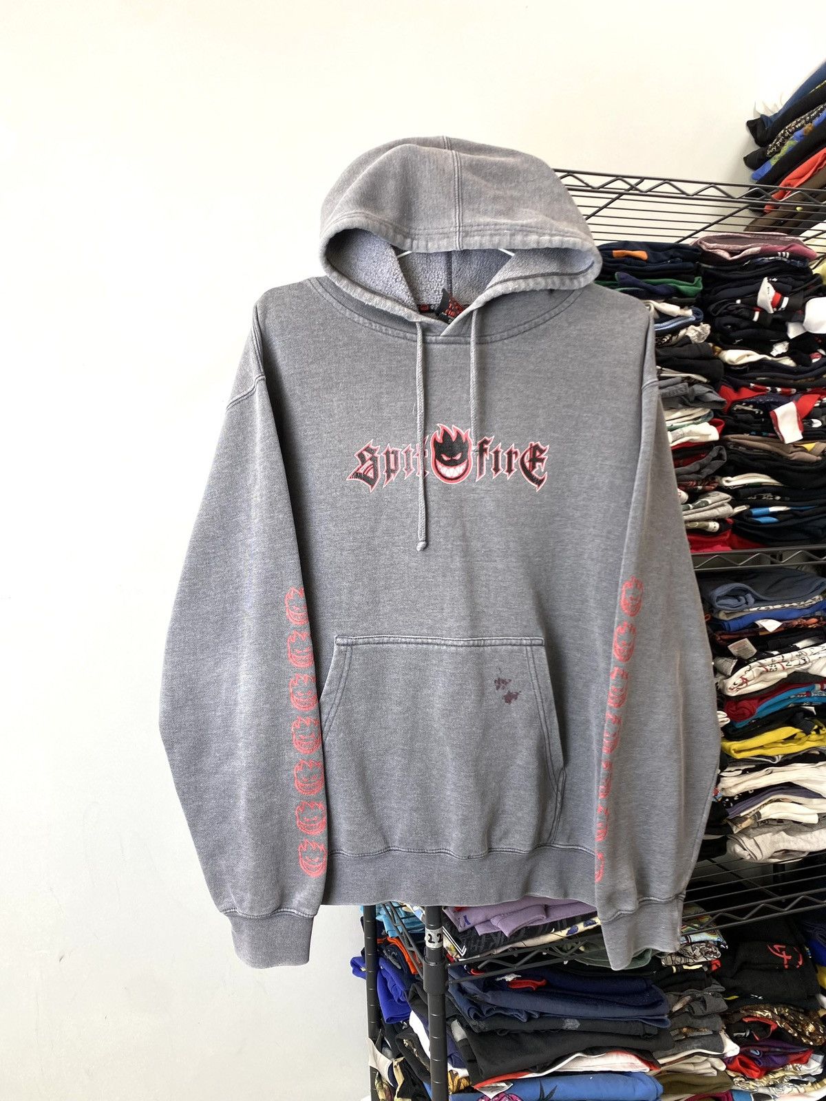 Spitfire 💥Rare! Vintage Spitfire Wheels Hoodie Independent Shortys Size US S / EU 44-46 / 1 - 1 Thumbnail