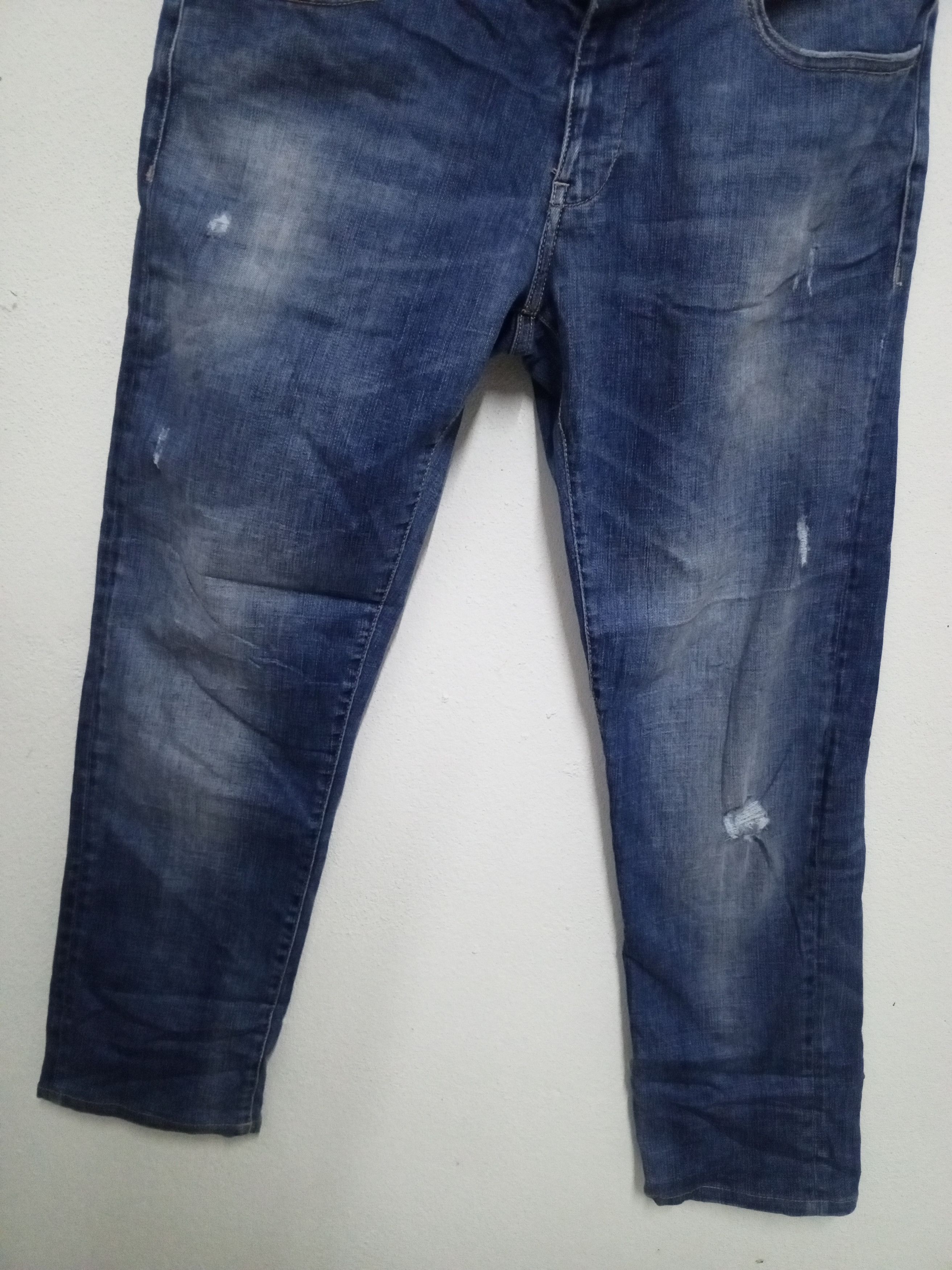 Emporio Armani × Vintage EMPORIO ARMANI JEANS BLUE Size US 34 / EU 50 - 3 Thumbnail