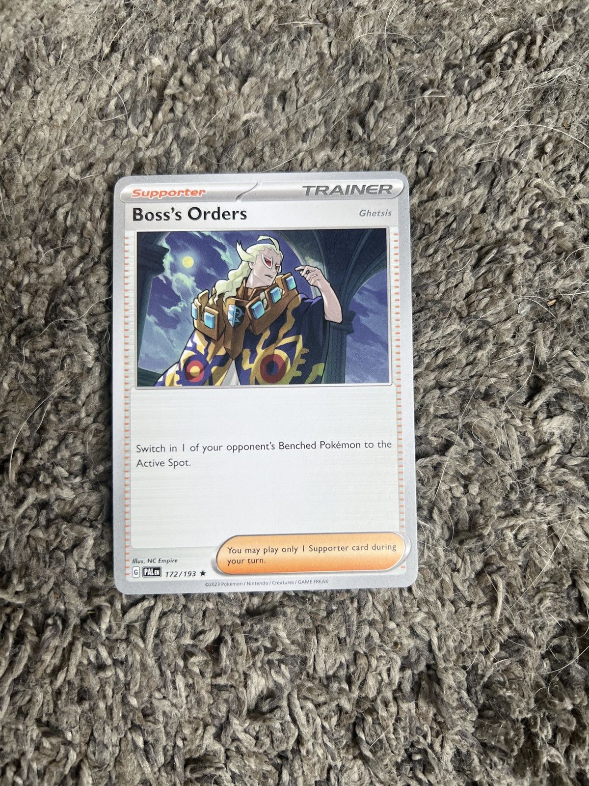 Pokemon 2023 Pokémon Boss’s Orders Card Size ONE SIZE - 1 Thumbnail
