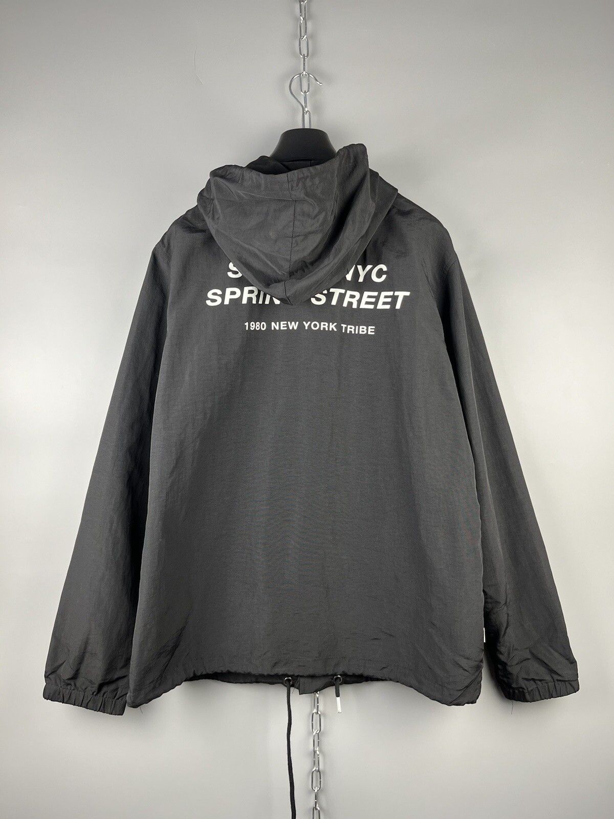 Stussy Vintage Stussy New York Tribe Button Hooded Jacket Size US L / EU 52-54 / 3 - 8 Thumbnail