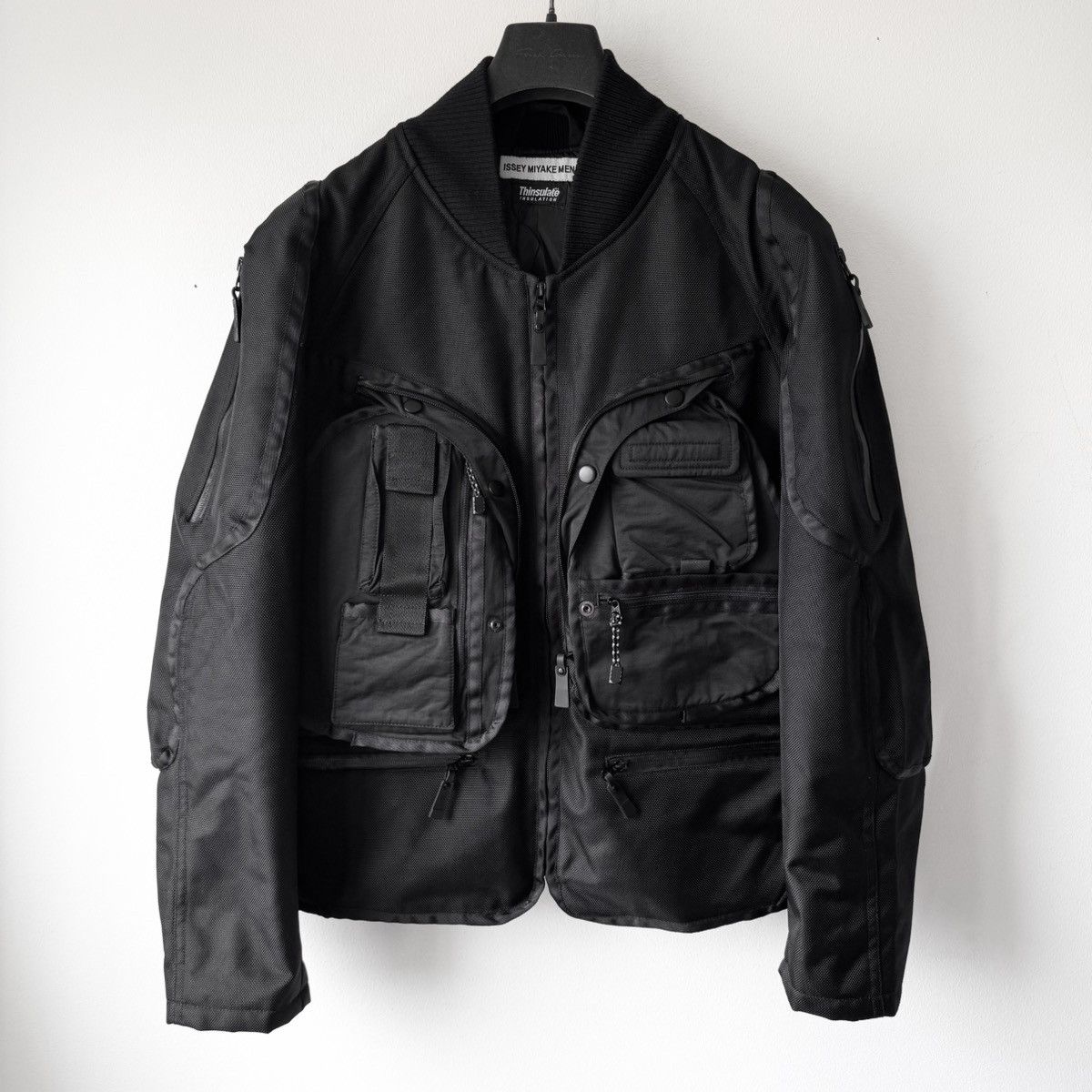 Issey Miyake Issey Miyake AW2000 Ballistic X-Ray Cargo Bomber Jacket Size US L / EU 52-54 / 3 - 1 Thumbnail
