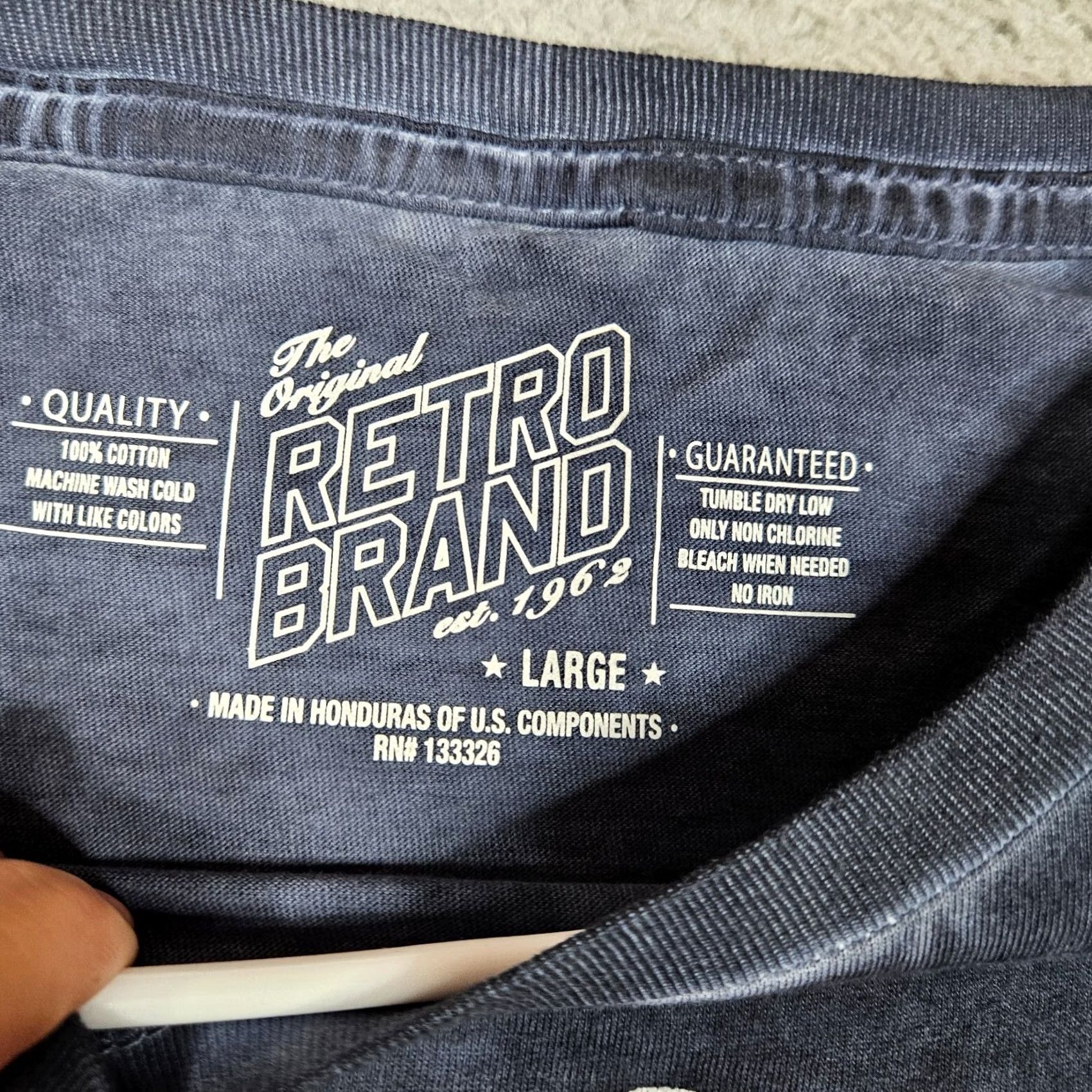 Vintage RETROBRAND United States NATIOANL Team Women's Navy Tee L NEW Size L / US 10 / IT 46 - 2 Thumbnail