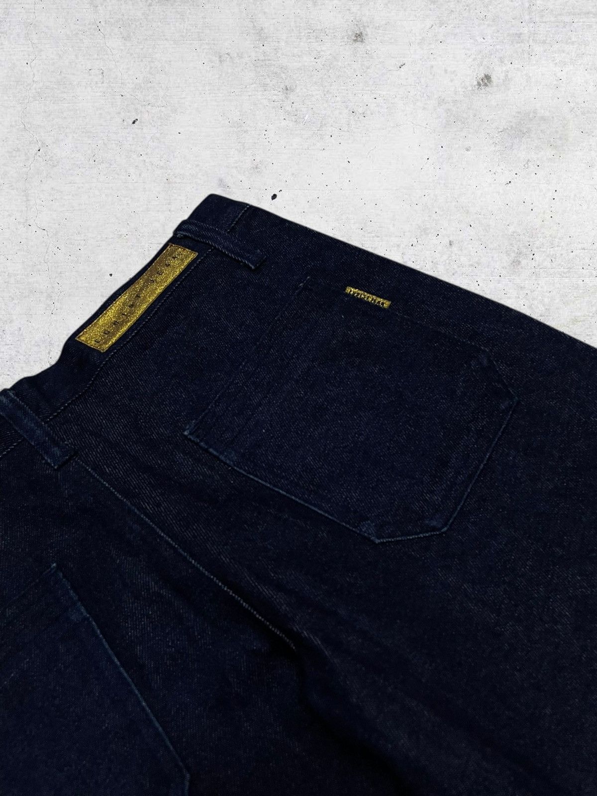 Tornado Mart VINTAGE EGOITS CRAFTE JAPAN DESIGNER 90S FLARED BUTTON DENIM Size US 28 / EU 44 - 17 Thumbnail