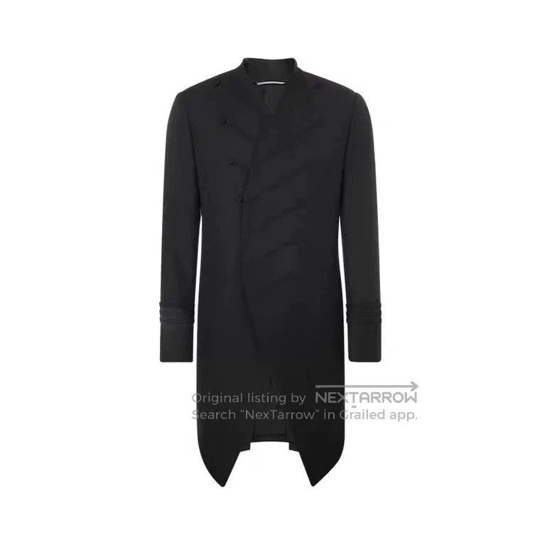 Dior classic black wool coat by dior homme. Size US M / EU 48-50 / 2 - 2 Thumbnail