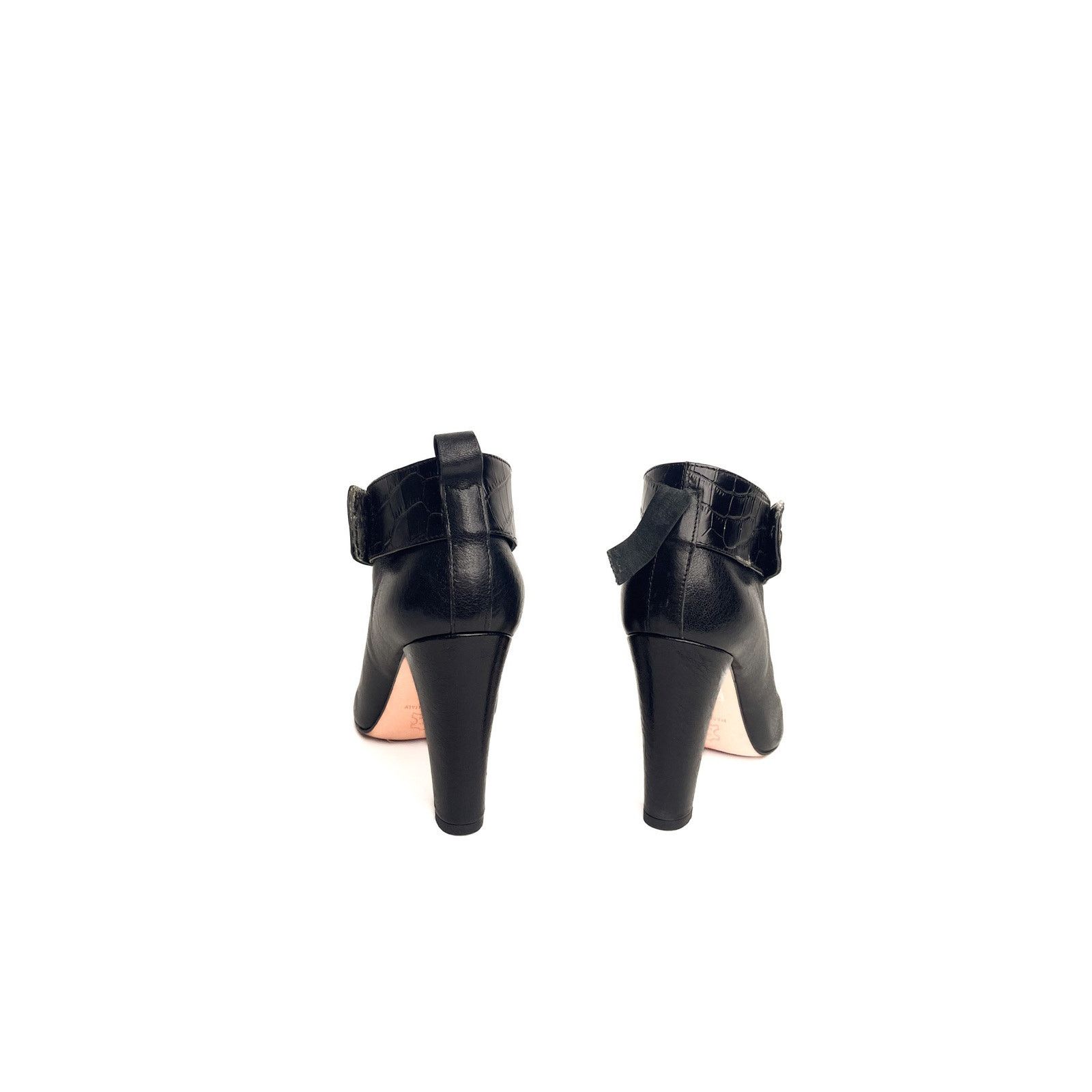 David Eden Black Boot Heels Size US 6 / IT 36 - 2 Thumbnail