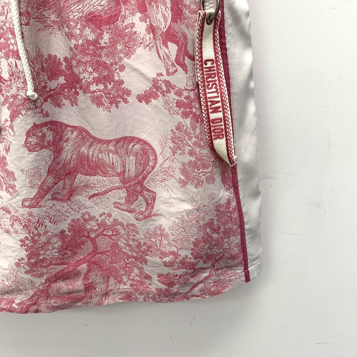 Dior Dior Pink Animal Jungle Print Hooded Short Sleeve Dress Size S / US 4 / IT 40 - 5 Thumbnail