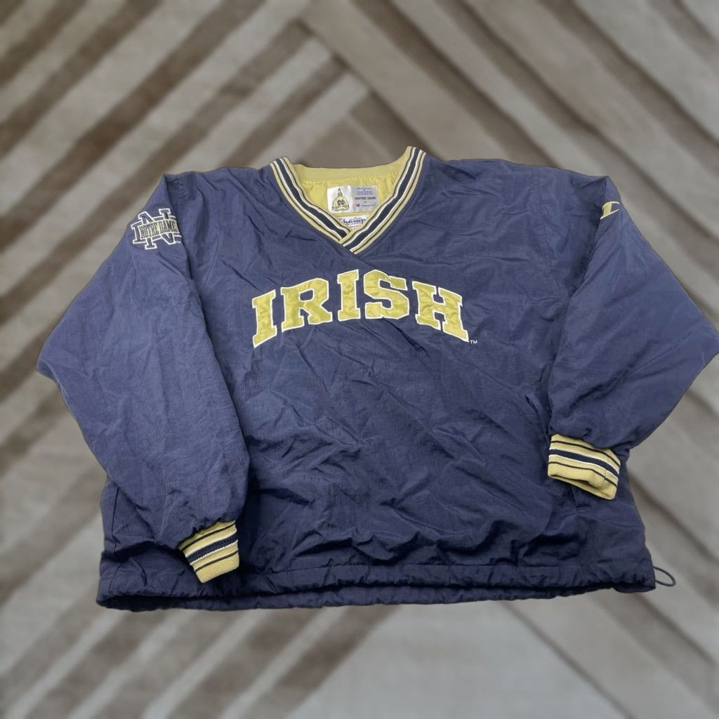 Champion VINTAGE Champion Fighting Irish Notre Dame Jacket Windbreaker Shirt? Size US XL / EU 56 / 4 - 1 Thumbnail
