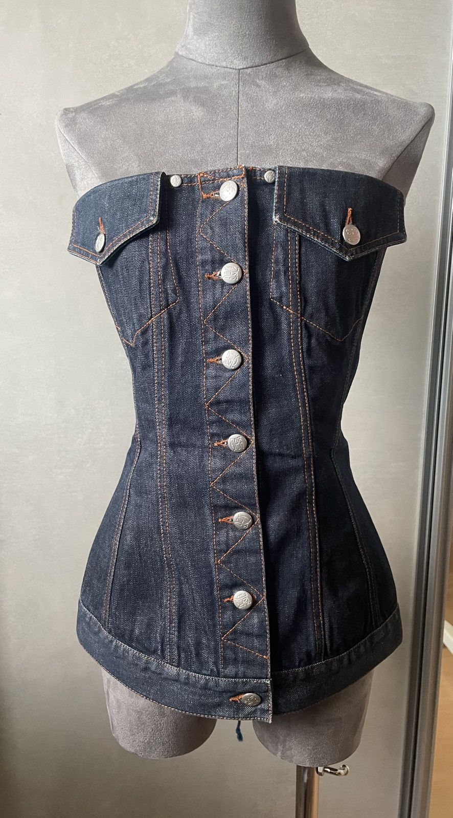 Jean Paul Gaultier JEAN PAUL GAULTIER BUSTIER CORSET Size M / US 6-8 / IT 42-44 - 1 Thumbnail