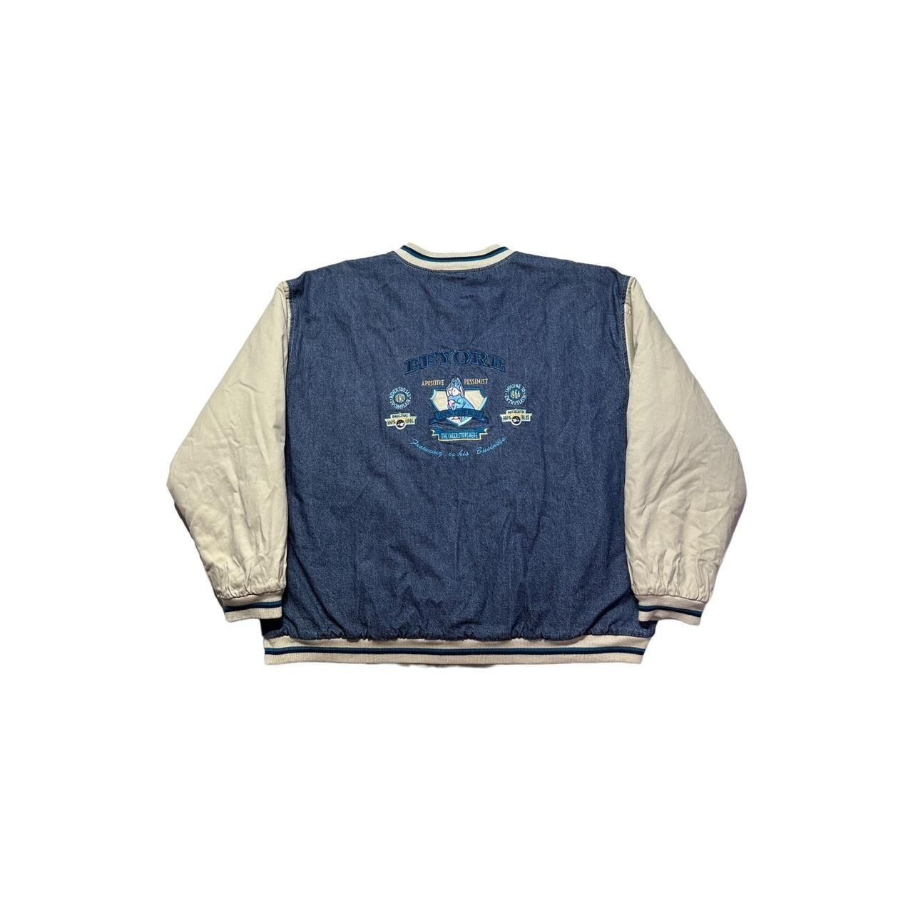 Disney vintage factory jean bomber jacket eeyore