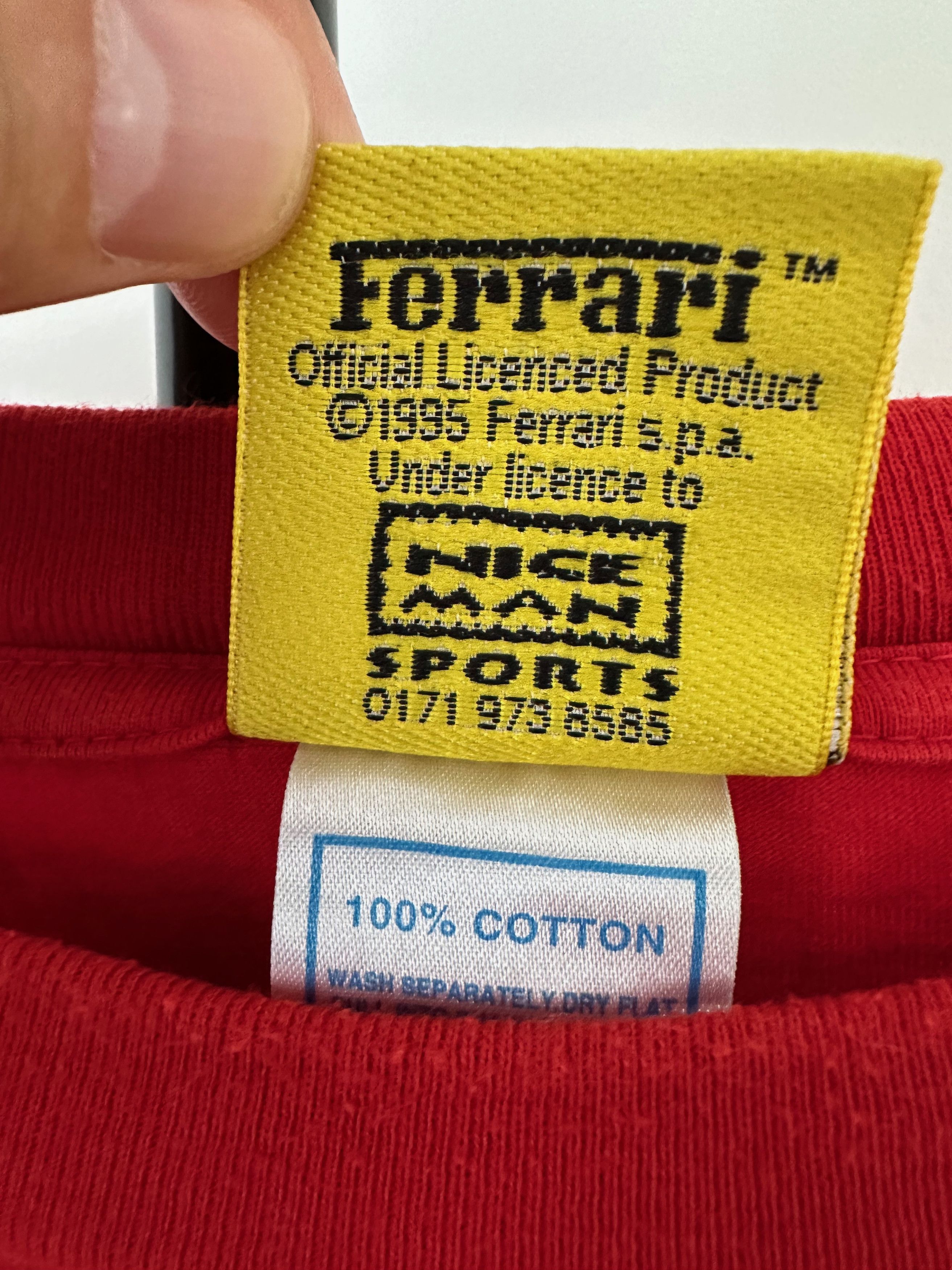 Ferrari 1995 Ferrari Michael Schumacher F1 Racing shirt Size US XXL / EU 58 / 5 - 6 Thumbnail