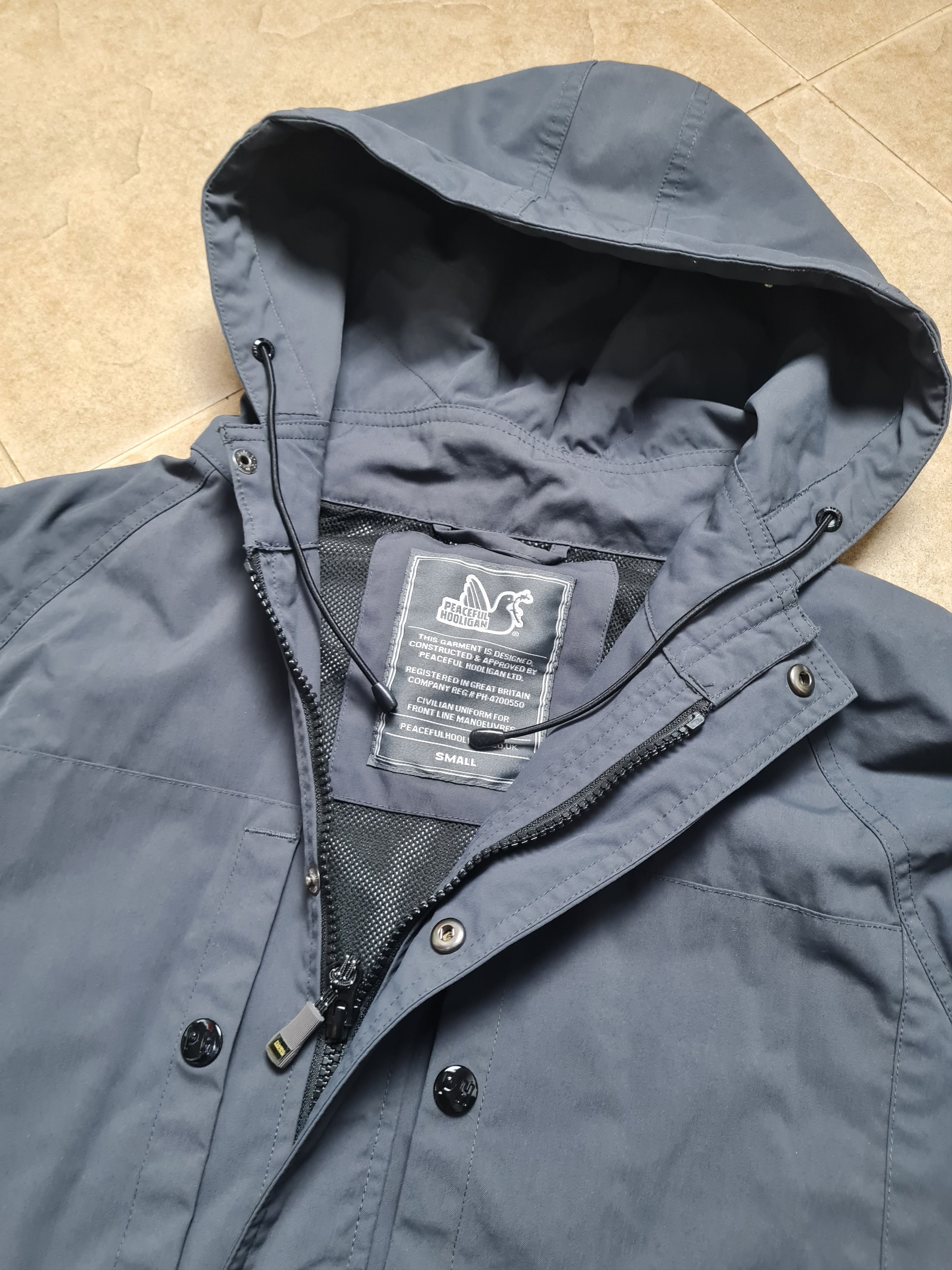 Other Peaceful Hooligan Men's Hooded Jacket Lightweight Shell Zip Size US S / EU 44-46 / 1 - 15 Thumbnail