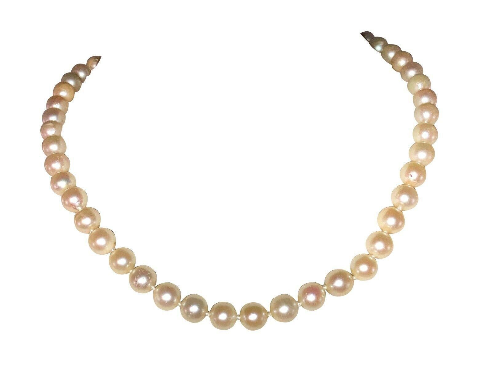 Designer 14 kt Gold Creamy White Cultured Pearl Necklace Size ONE SIZE - 1 Thumbnail