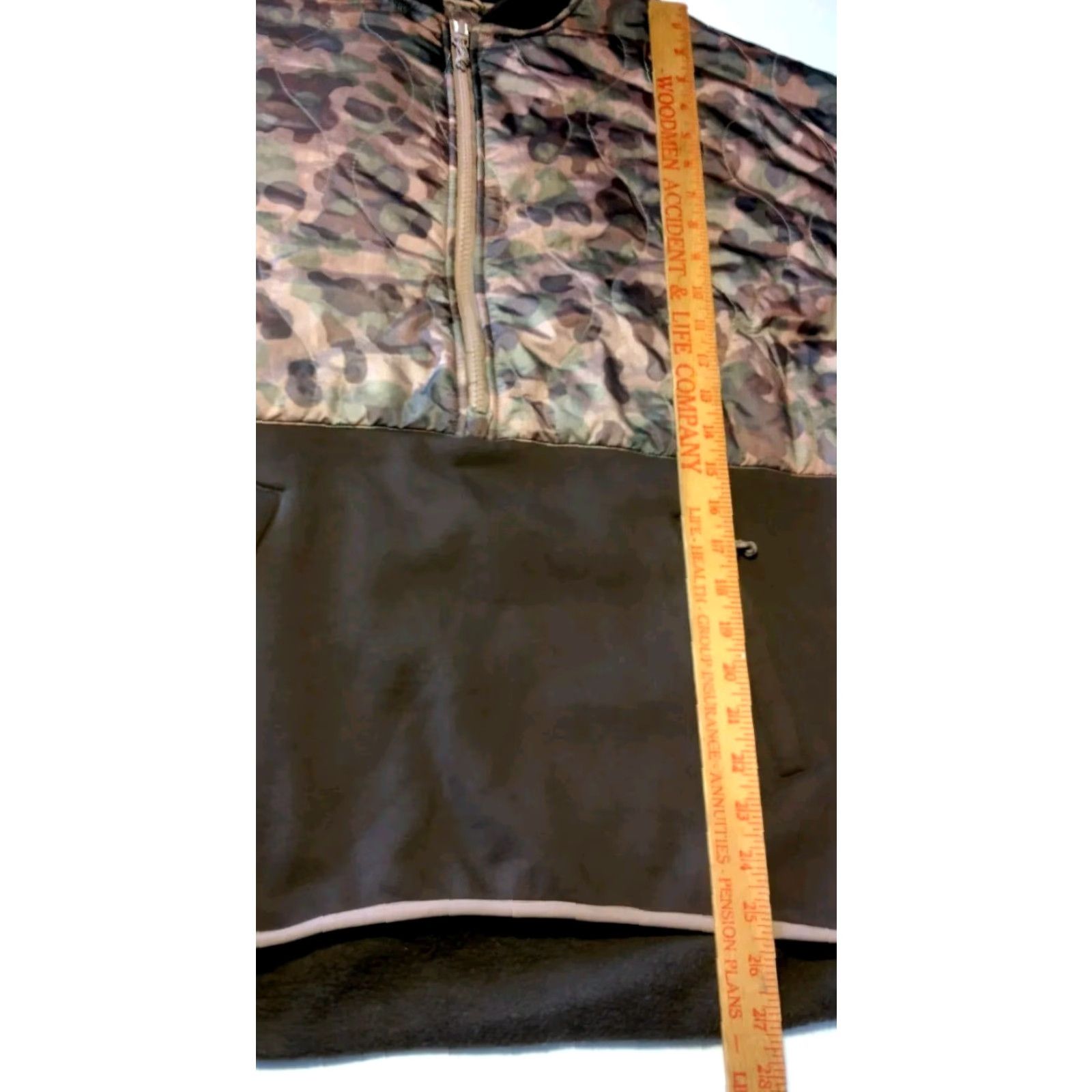 Burton Burton Moonbase Anorak Jacket Women L Brown Camouflage Camo 1/4 Zip Pullover Size L / US 10 / IT 46 - 4 Thumbnail