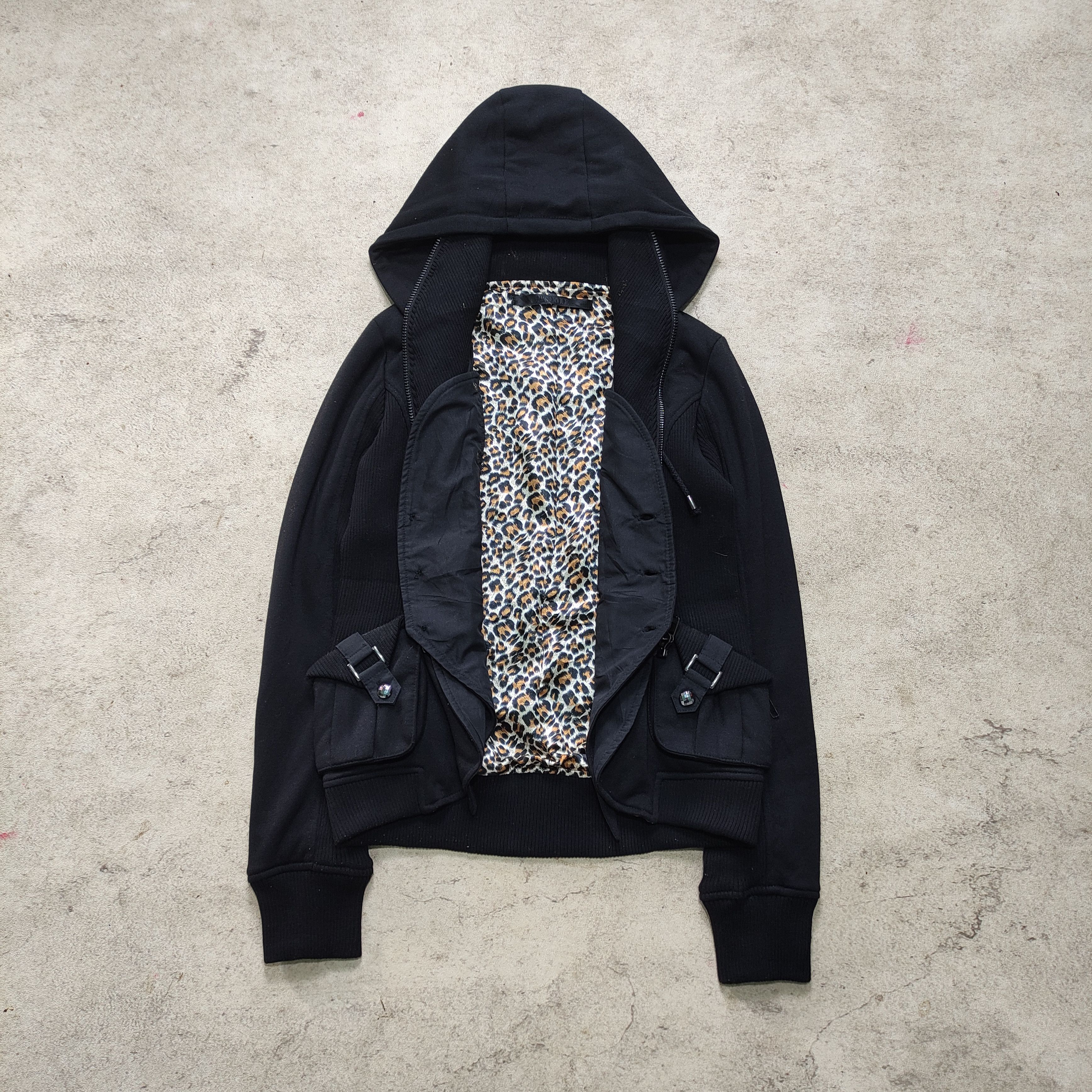 Le Grande Bleu (L.G.B.) Lip service bono Leopard jacket 2000s Size US M / EU 48-50 / 2 - 2 Thumbnail