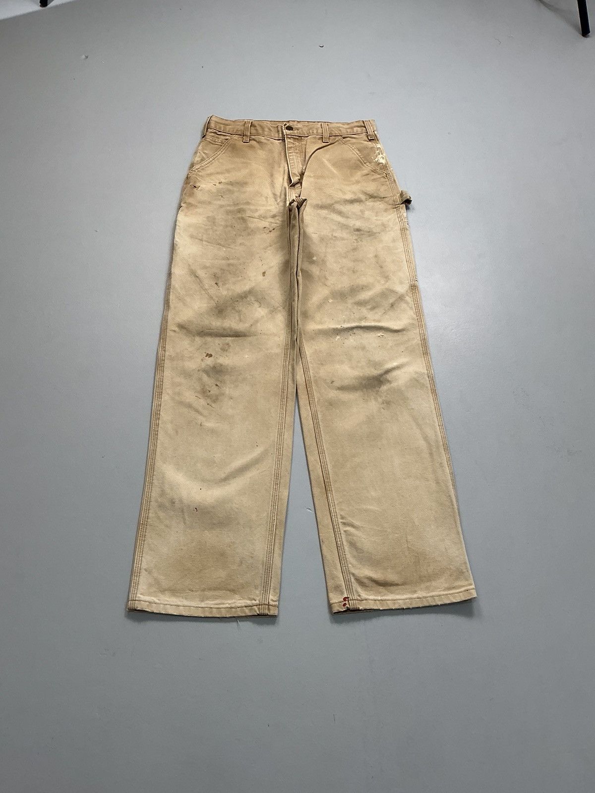 Carhartt Vintage Carhartt B11 BRN carpenter workwear denim Size US 32 / EU 48 - 1 Thumbnail