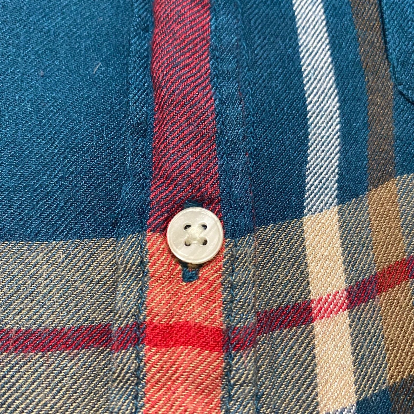 Lucky Brand Lucky Brand Womens Shirt M Multicolor Plaid Long Sleeve Button Up Size M / US 6-8 / IT 42-44 - 4 Thumbnail