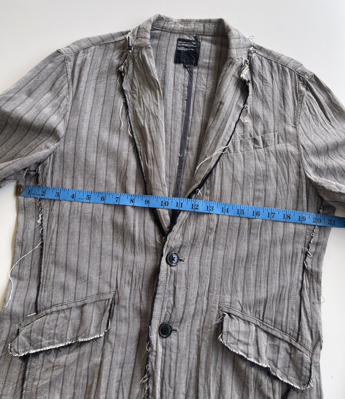 Japanese Brand × Vintage Japanese Splendid Satisfaction Unfinished Distressed Design Size US M / EU 48-50 / 2 - 16 Thumbnail