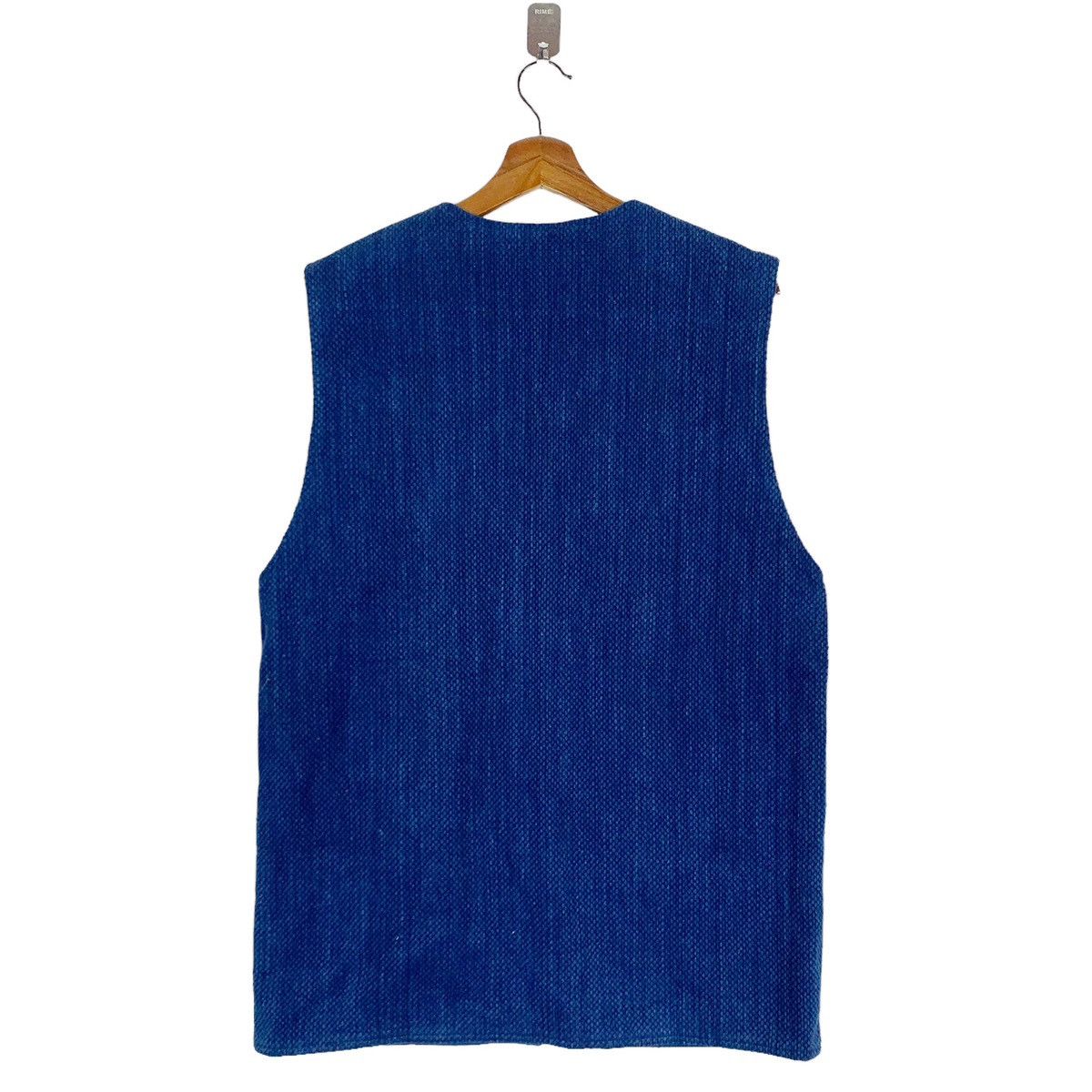 Indigo × Japanese Brand 🔥🔥VINTAGE BORO SASSIKO INDIGO BLUE JAPAN VEST JACKET Size US M / EU 48-50 / 2 - 6 Thumbnail
