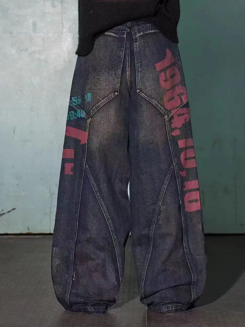 Designer × Japanese Brand Vintage Hip Hop Street Style Loose Casual Pants Size US 31 - 3 Thumbnail