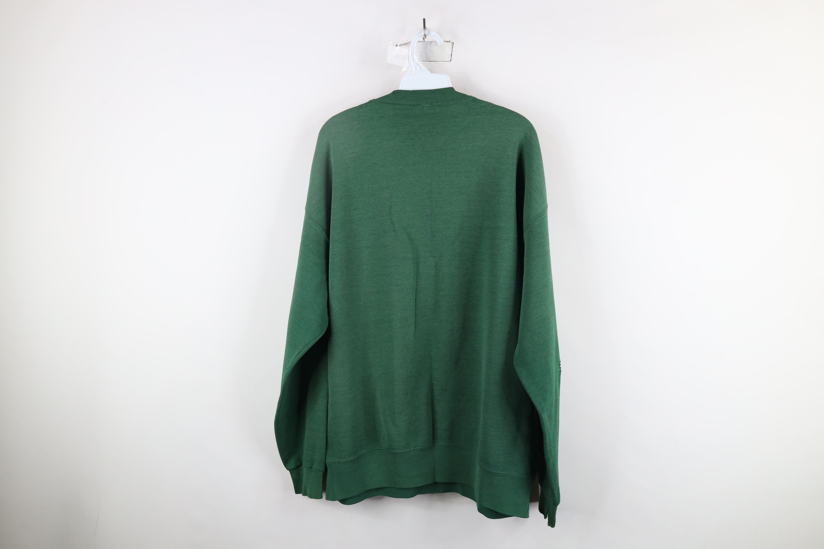 Vintage Vintage 90s USA Olympics Sun Faded Crewneck Sweatshirt Green Size US XXL / EU 58 / 5 - 11 Thumbnail