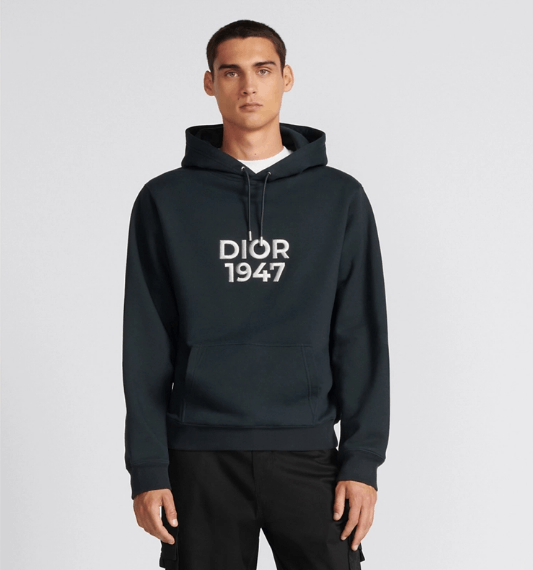Dior o1w1db11225 413J69 Hooded Sweatshirt in Navy Blue Size US M / EU 48-50 / 2 - 4 Thumbnail