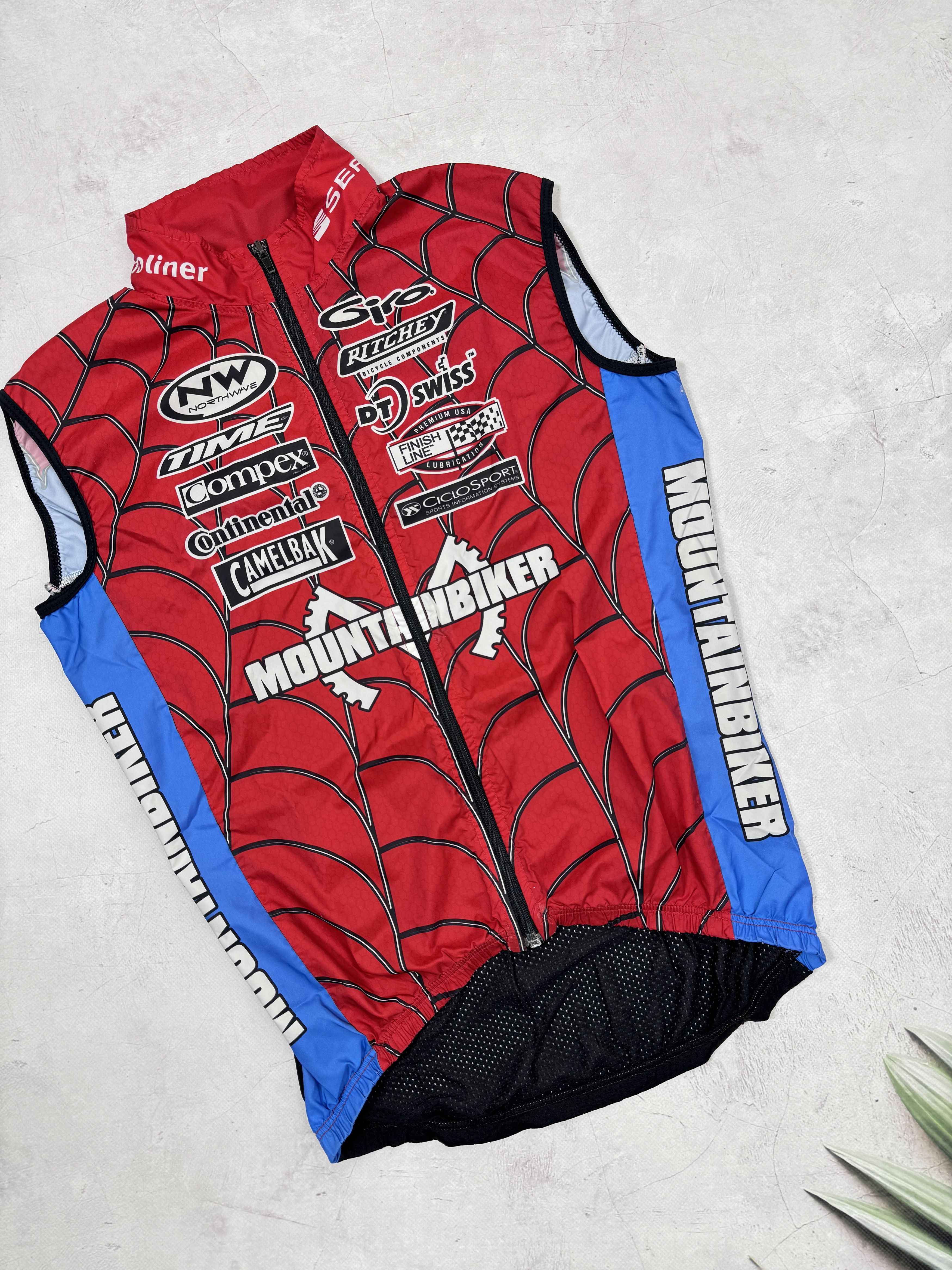 Vintage Mountainbiker Cycling Vest Continental Giro DT Swiss Size US M / EU 48-50 / 2 - 4 Thumbnail