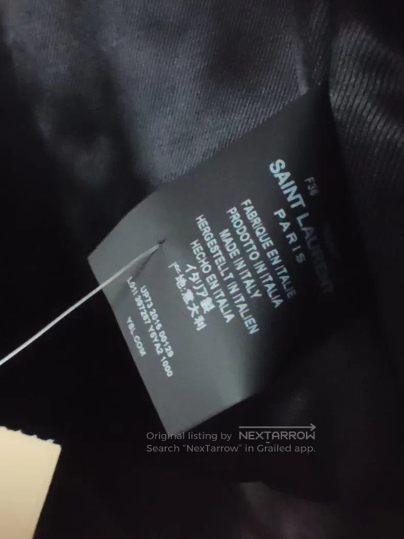 Saint Laurent Paris Saint Laurent Paris Black motorcycle leather jacket Size M / US 6-8 / IT 42-44 - 7 Thumbnail