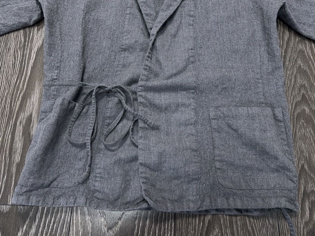Sangiev Kimono Style Set of 2 Shirt Jacket Pants Trousers Wool S Size 36R - 3 Thumbnail