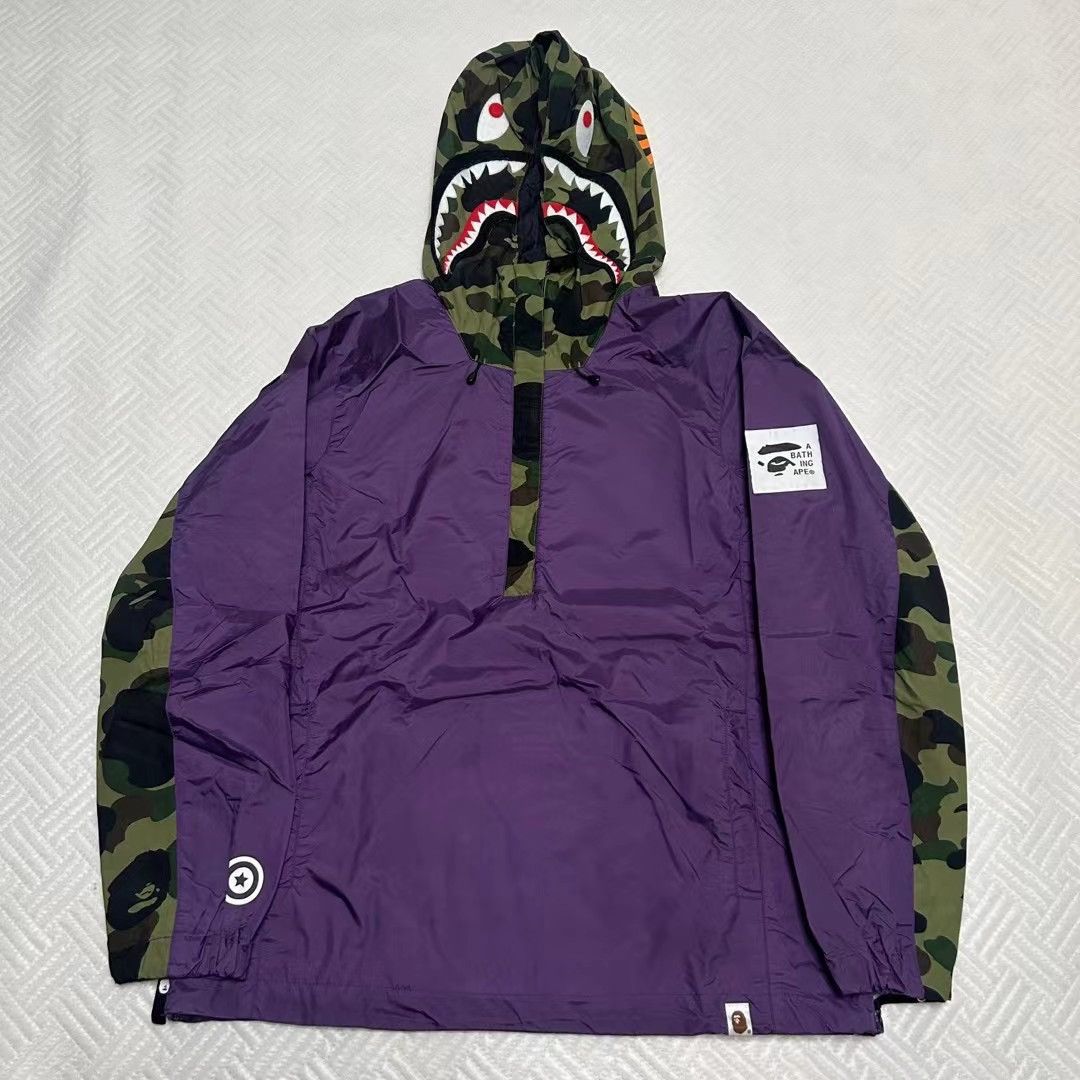 Bape COLOR CAMO SHARK JACKET Size US M / EU 48-50 / 2 - 1 Thumbnail