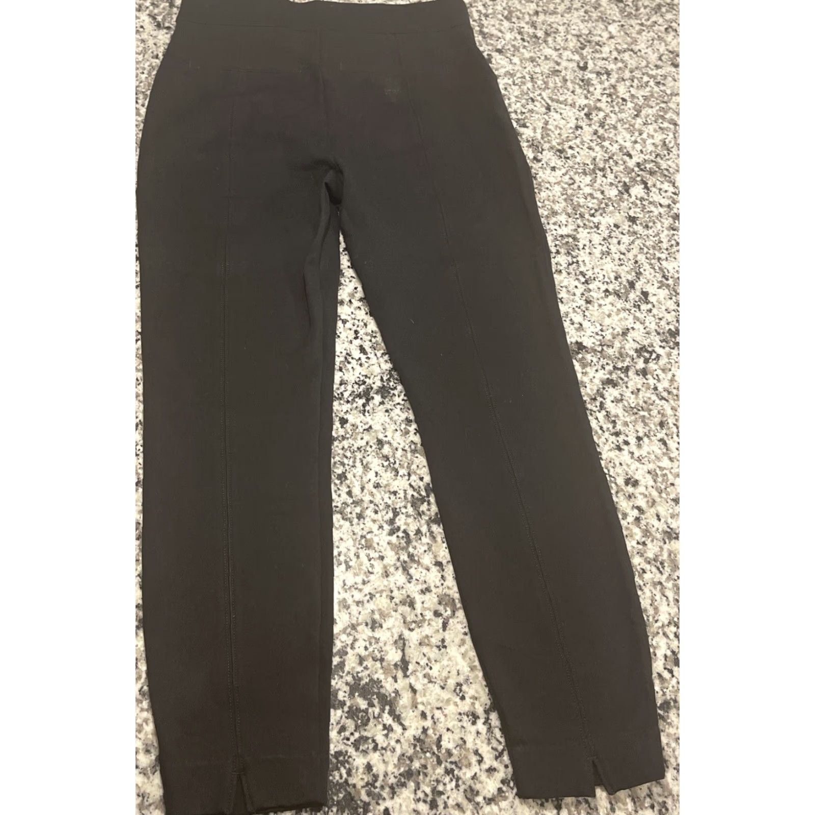 Spanx Spanx The Perfect Pant Black Slim Skinny Ponte Flat Front High Rise 28in 68% Rayon 28% Nylon 4% Elastane Womens M XS? Size 32" / US 10 / IT 46 - 5 Thumbnail