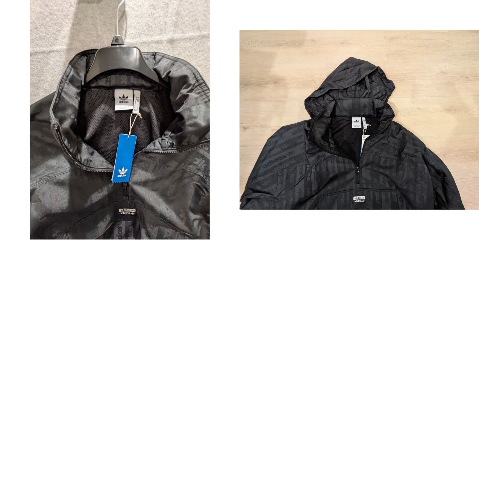 Adidas Adidas Track Jacket Mens Small Black R.Y.V. Hoodie Track Jacket Activewear NWT Size US S / EU 44-46 / 1 - 8 Thumbnail