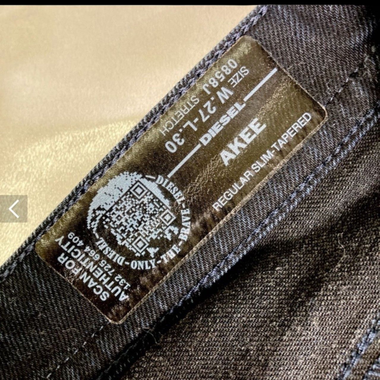 Diesel Diesel Wax Denim Size US 27 - 5 Thumbnail