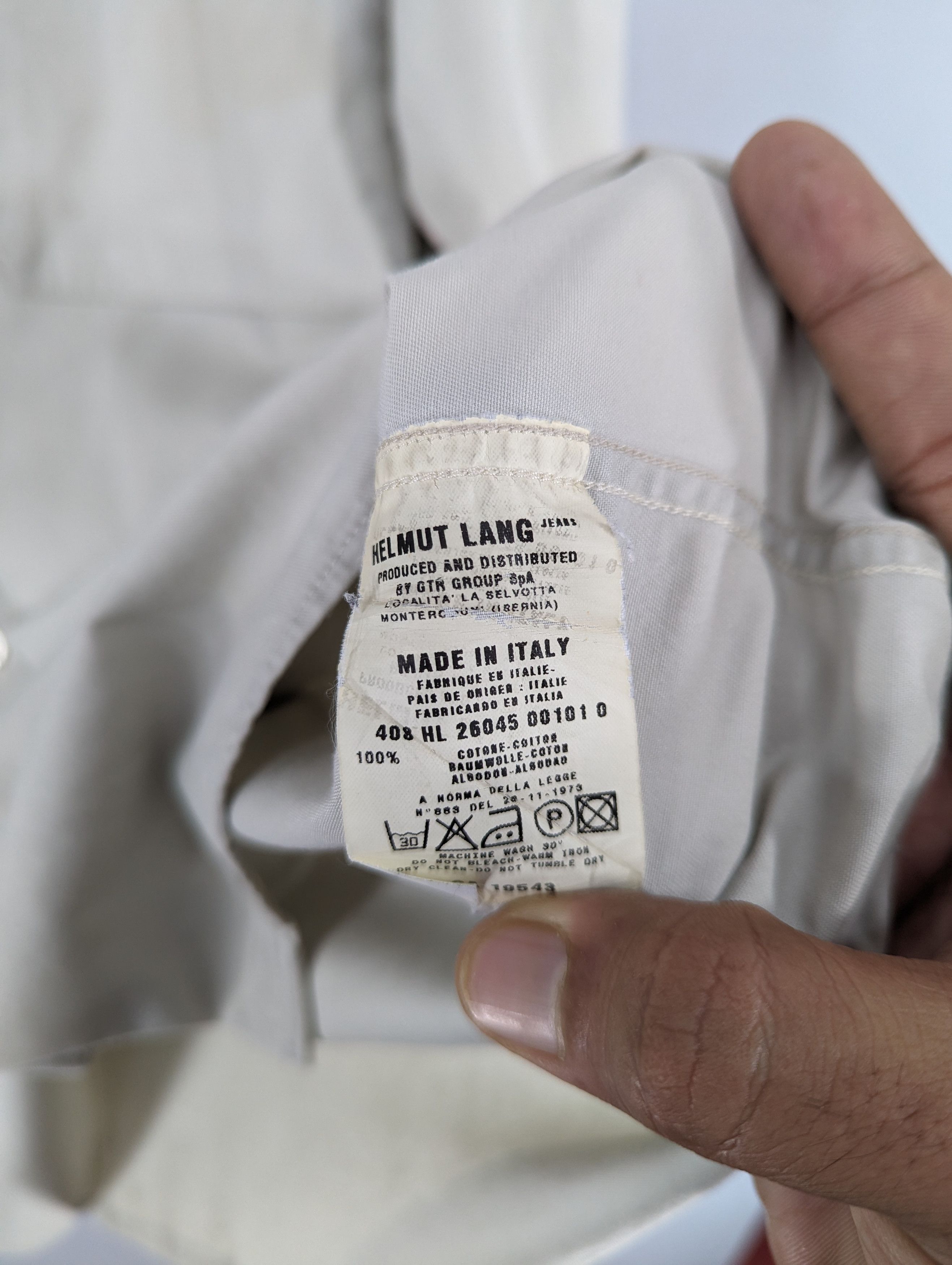 Helmut Lang 🔥Vintage 1998 Helmut Lang Button Ups Shirt Size US M / EU 48-50 / 2 - 9 Thumbnail