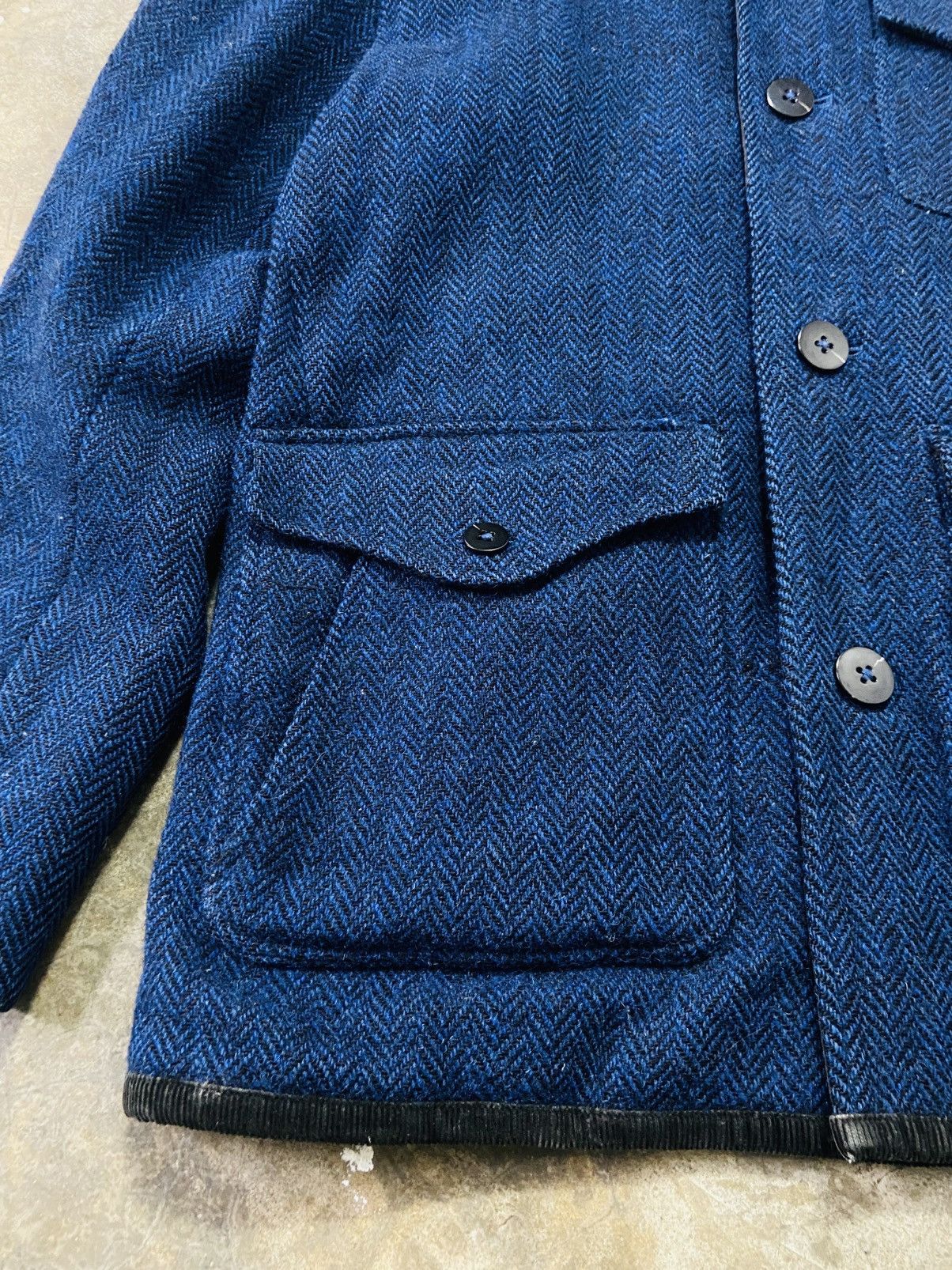 Harris Tweed Harris Tweed X United Arrow Hoodie Wool Jacket Size US L / EU 52-54 / 3 - 8 Thumbnail