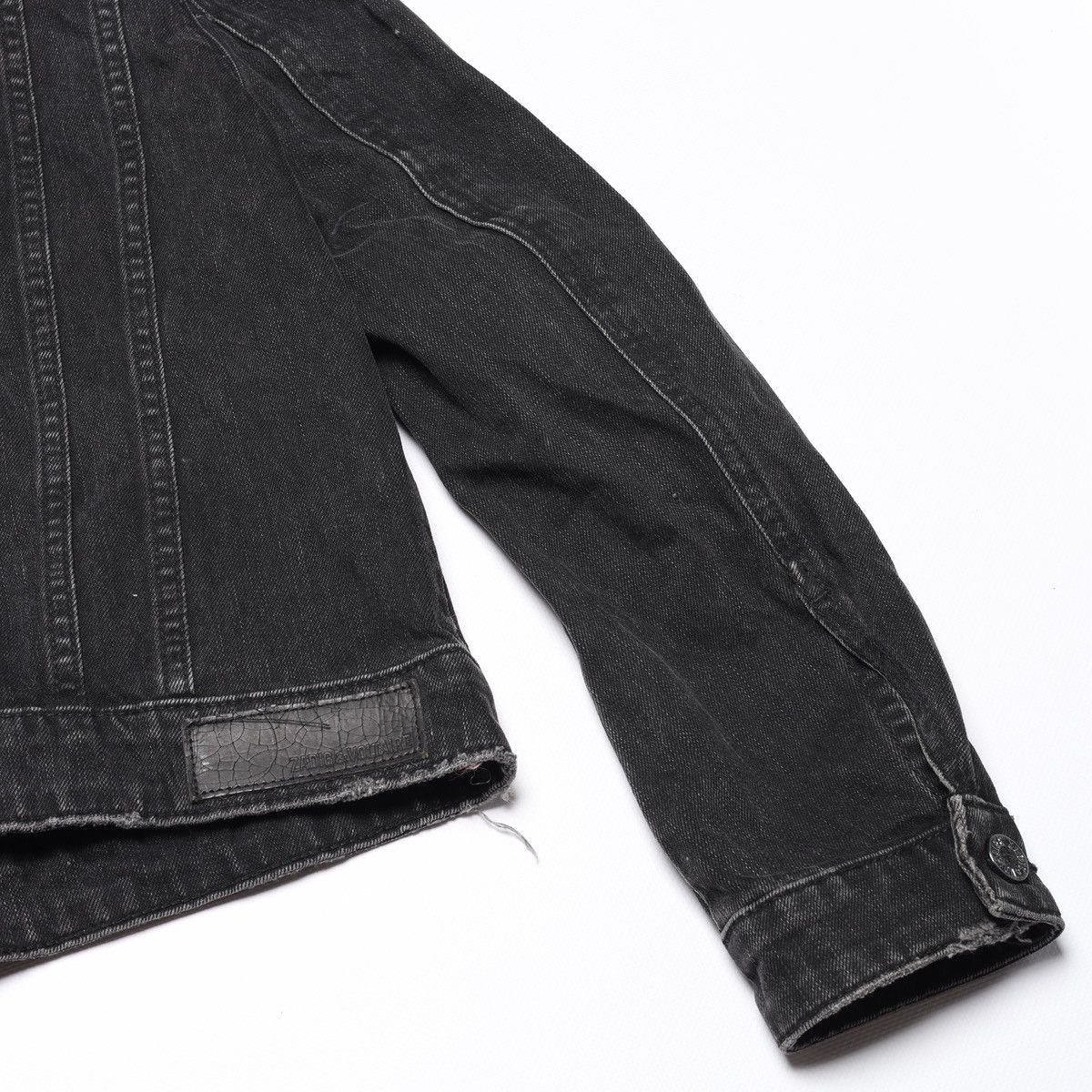 Zadig & Voltaire Zadig Voltaire Kioky Denim Jeans Black Jacket Zip Size S / US 4 / IT 40 - 18 Thumbnail