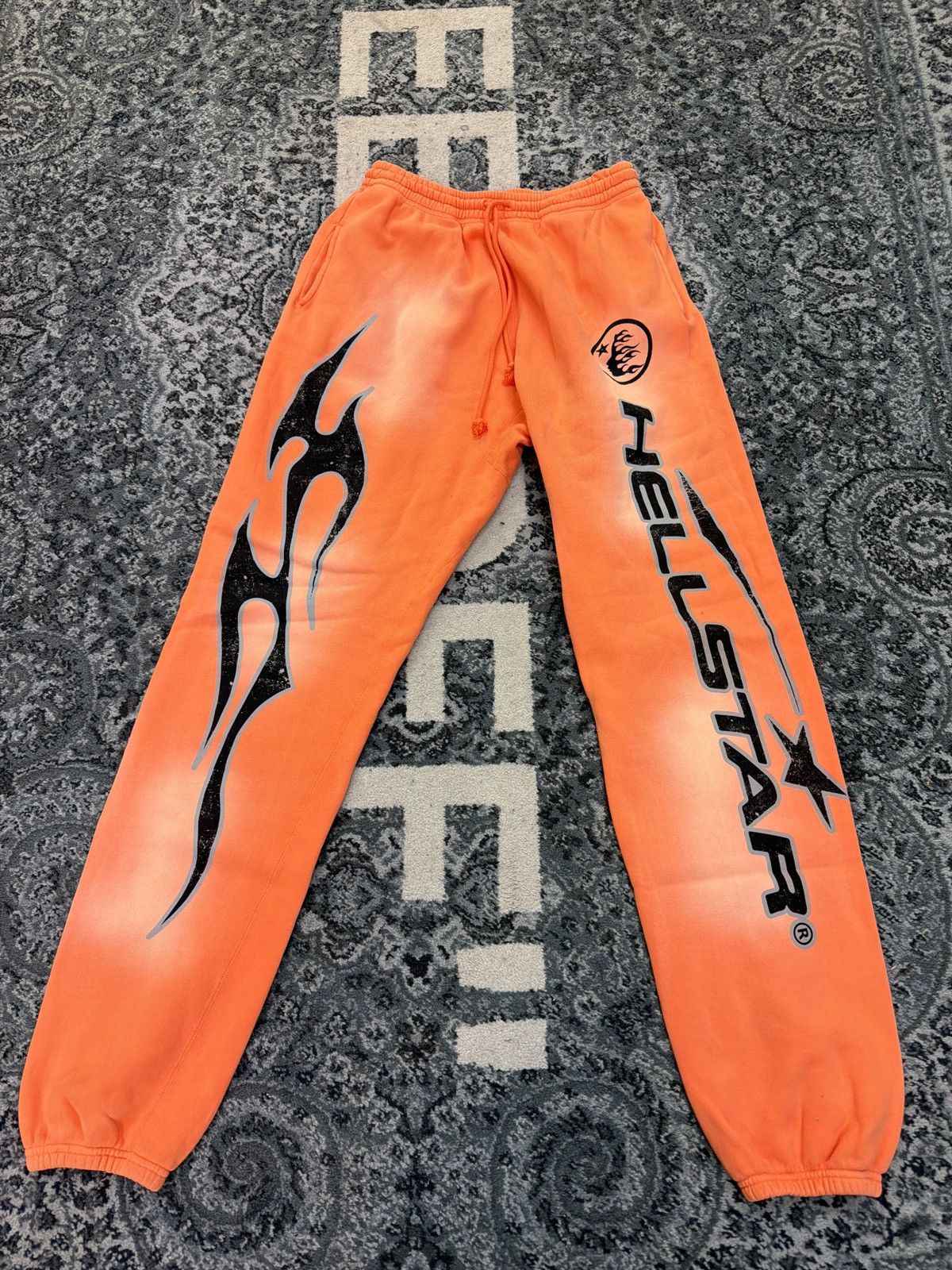 HELLSTAR Hellstar orange Halloween sweatpant Size US 38 / EU 54 - 1 Thumbnail
