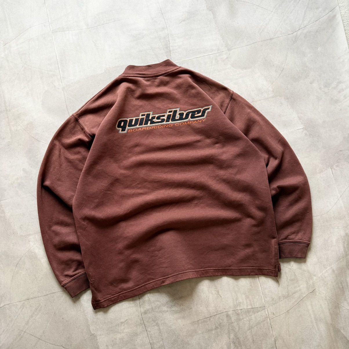 Quiksilver Vintage Quicksilver Big Logo Sweatshirt Surf Billabong Size US XL / EU 56 / 4 - 1 Thumbnail