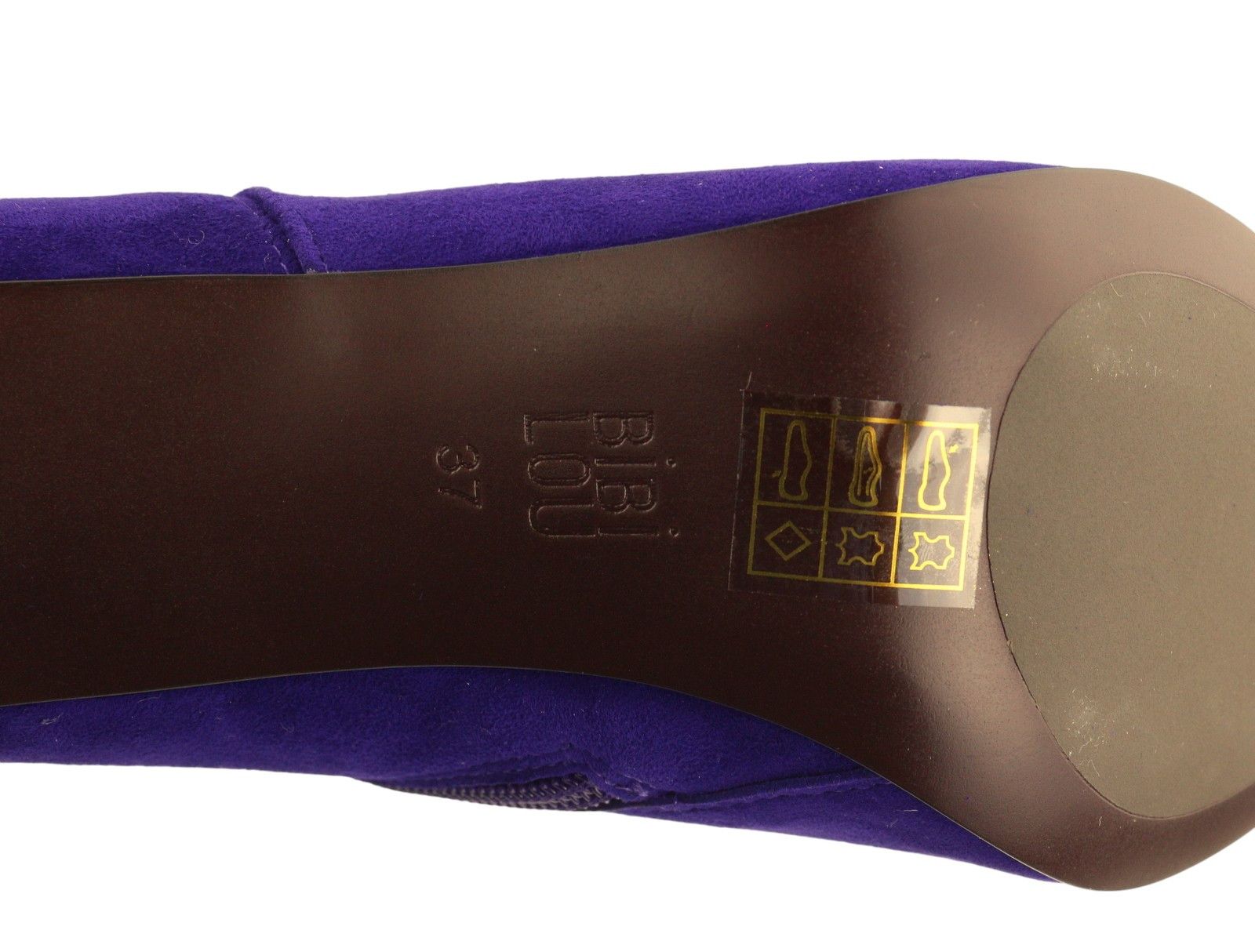 Other BIBI LOU AUREA EU37 Blue Suede Leather Pointed Toe 87548 Size US 6 / IT 36 - 10 Thumbnail