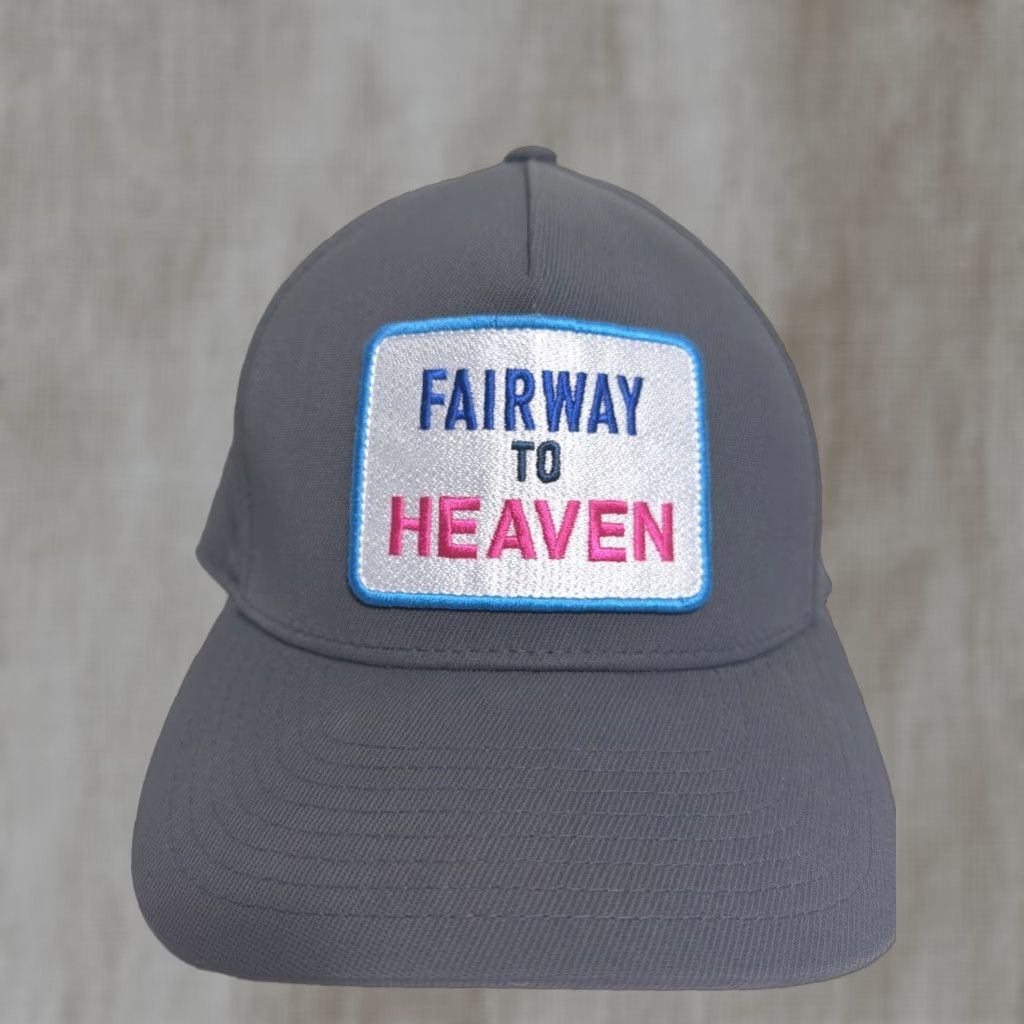 G/FORE G/FORE Hat Cap Snap Back Mens Gray Fairway To Heaven Embroidered Patch Golf Size ONE SIZE - 1 Thumbnail