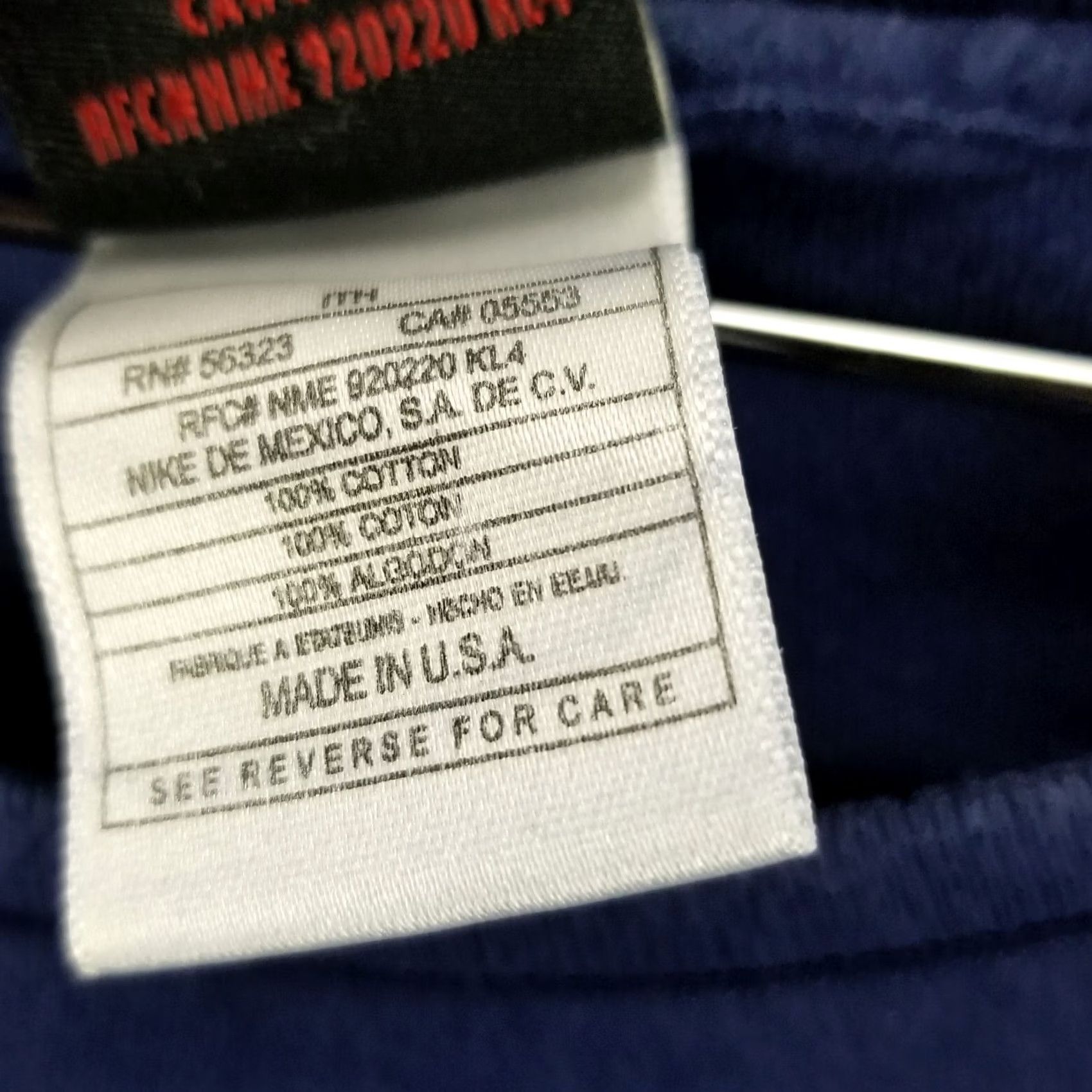 Nike Nike Air Jordan Embroidered Chest Jumpan Essential Tee L Adult Large Blue Mens 90s Sports Jordan Vintage Size US L / EU 52-54 / 3 - 4 Thumbnail