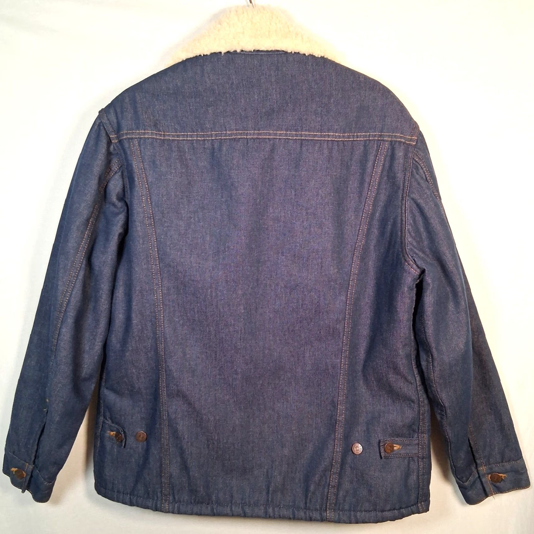 Sears VINTAGE Sears Roebucks Denim Trucker Jacket Men 46 R Blue Size US 30 / EU 46 - 3 Thumbnail