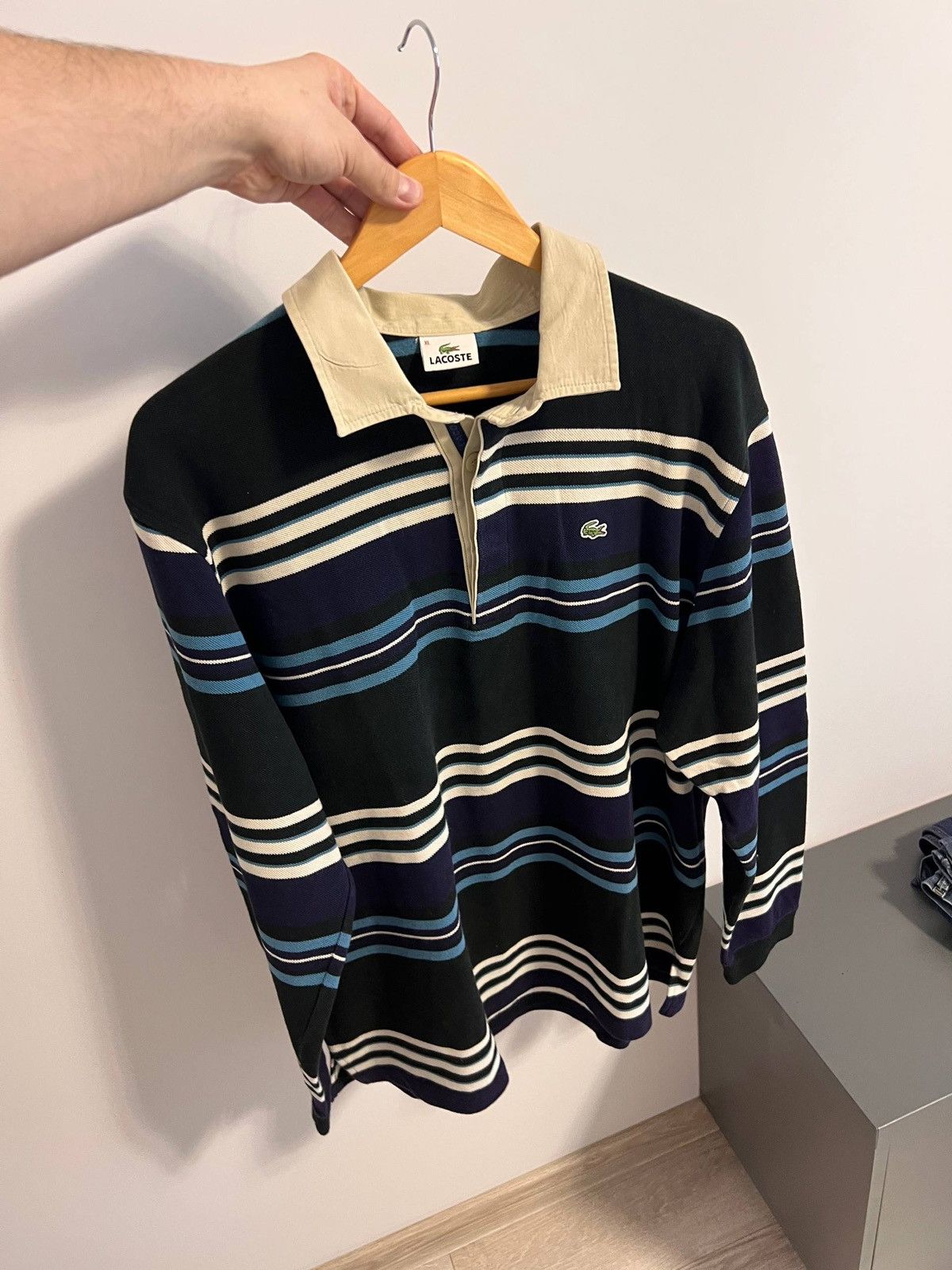 Lacoste Lacoste vintage longsleeve Size US XL / EU 56 / 4 - 10 Thumbnail