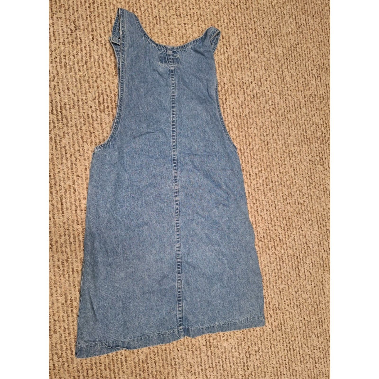 Vintage VINTAGE Arizona Jean Company Denim Dress S Blue 90s 00s Y2K Sleeveless Collared Long Dress Women's Casual Formal Party/Cocktail Travel Denim Dress Size 28" / US 6 / IT 42 - 2 Thumbnail